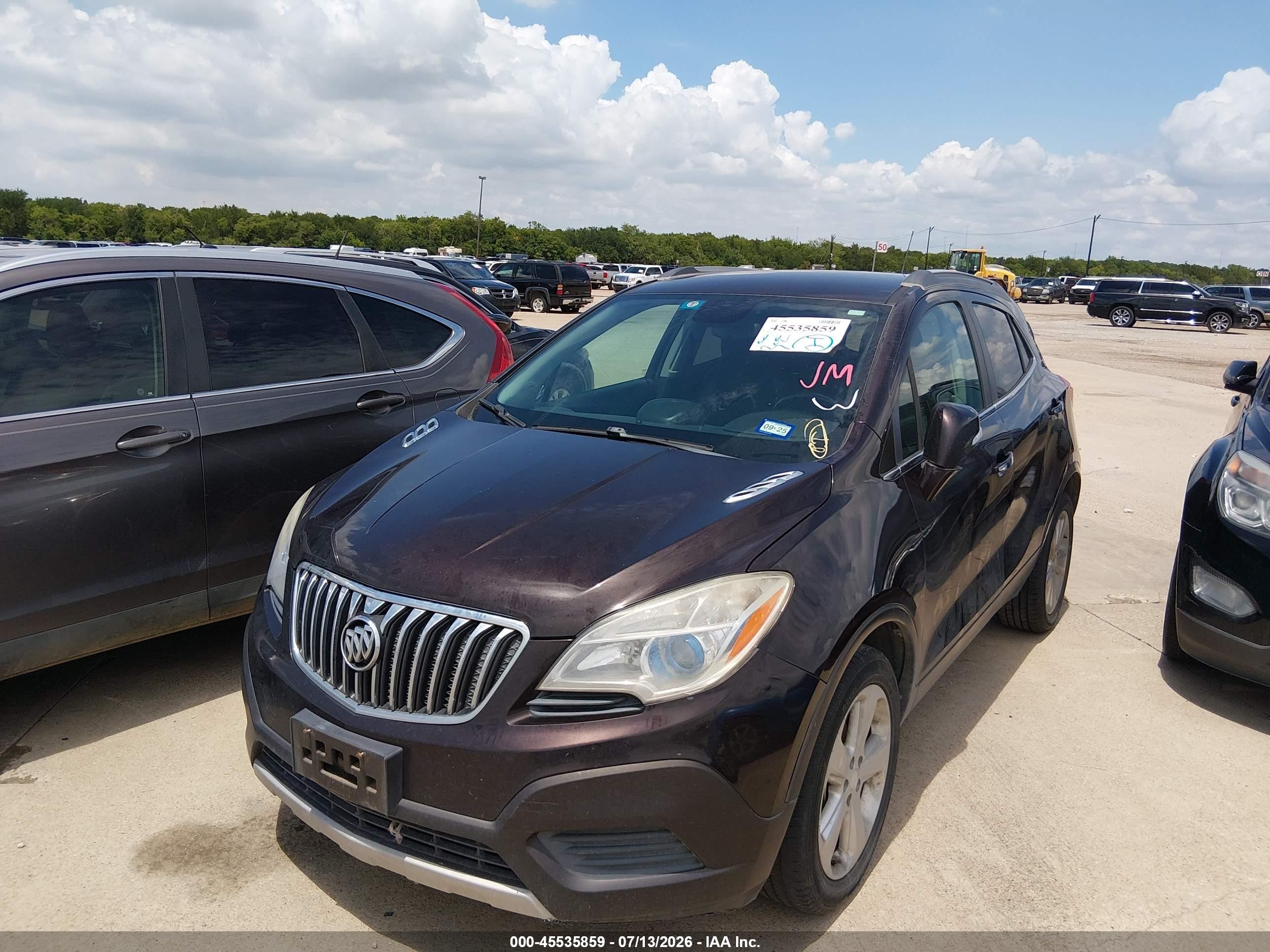 2015 Buick Encore   Brown vin: KL4CJASB1FB223380