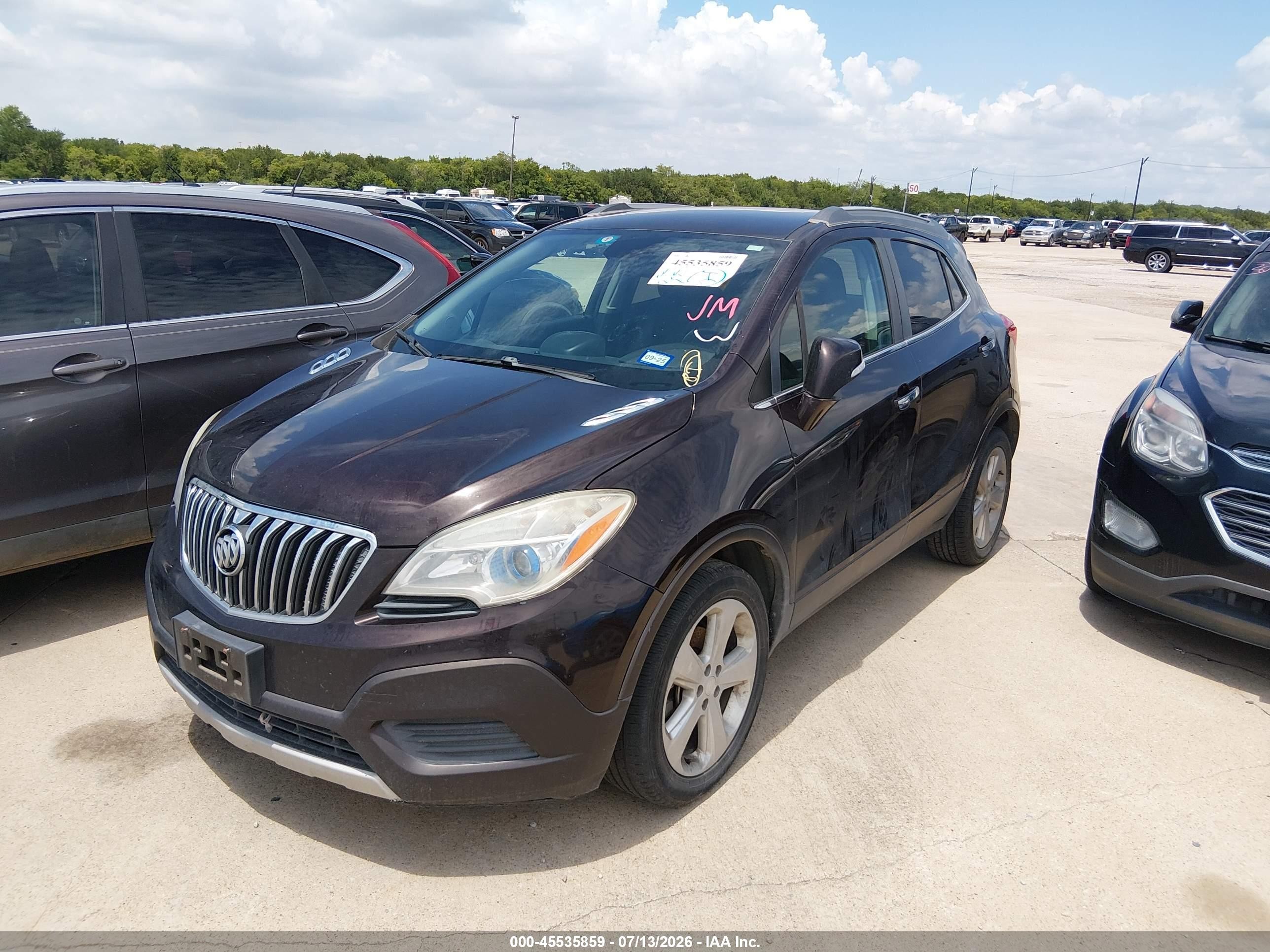 2015 Buick Encore   Brown vin: KL4CJASB1FB223380