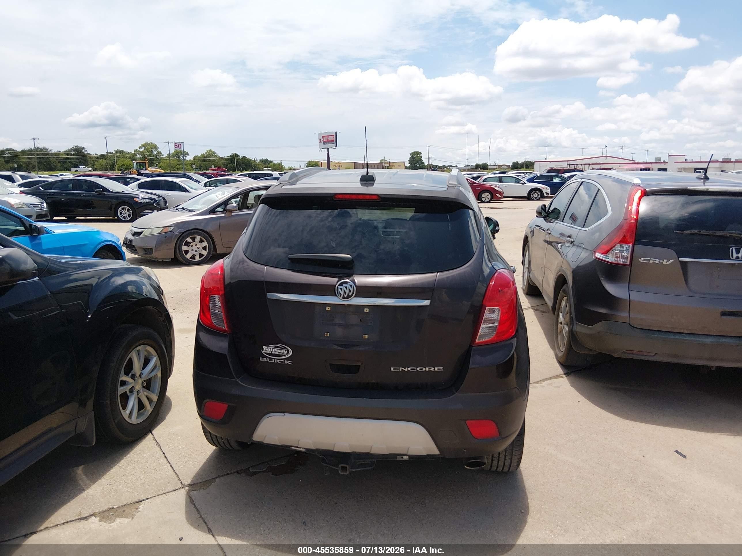 2015 Buick Encore   Brown vin: KL4CJASB1FB223380