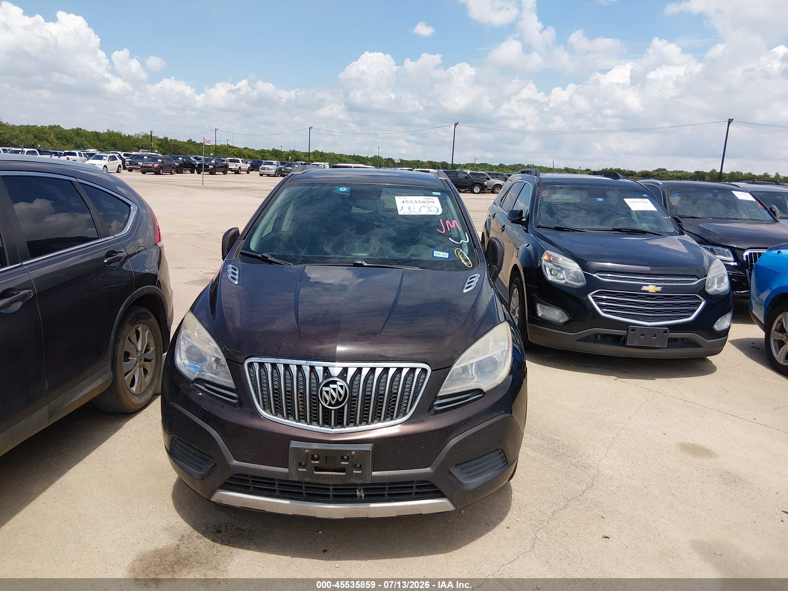 2015 Buick Encore   Brown vin: KL4CJASB1FB223380