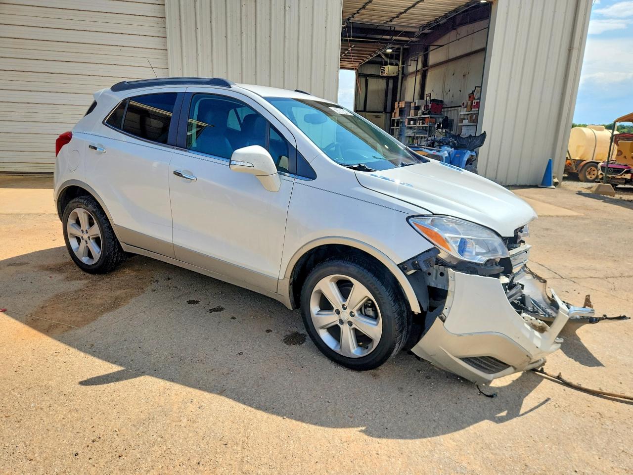 2015 Buick Encore White vin: KL4CJASB1FB235626