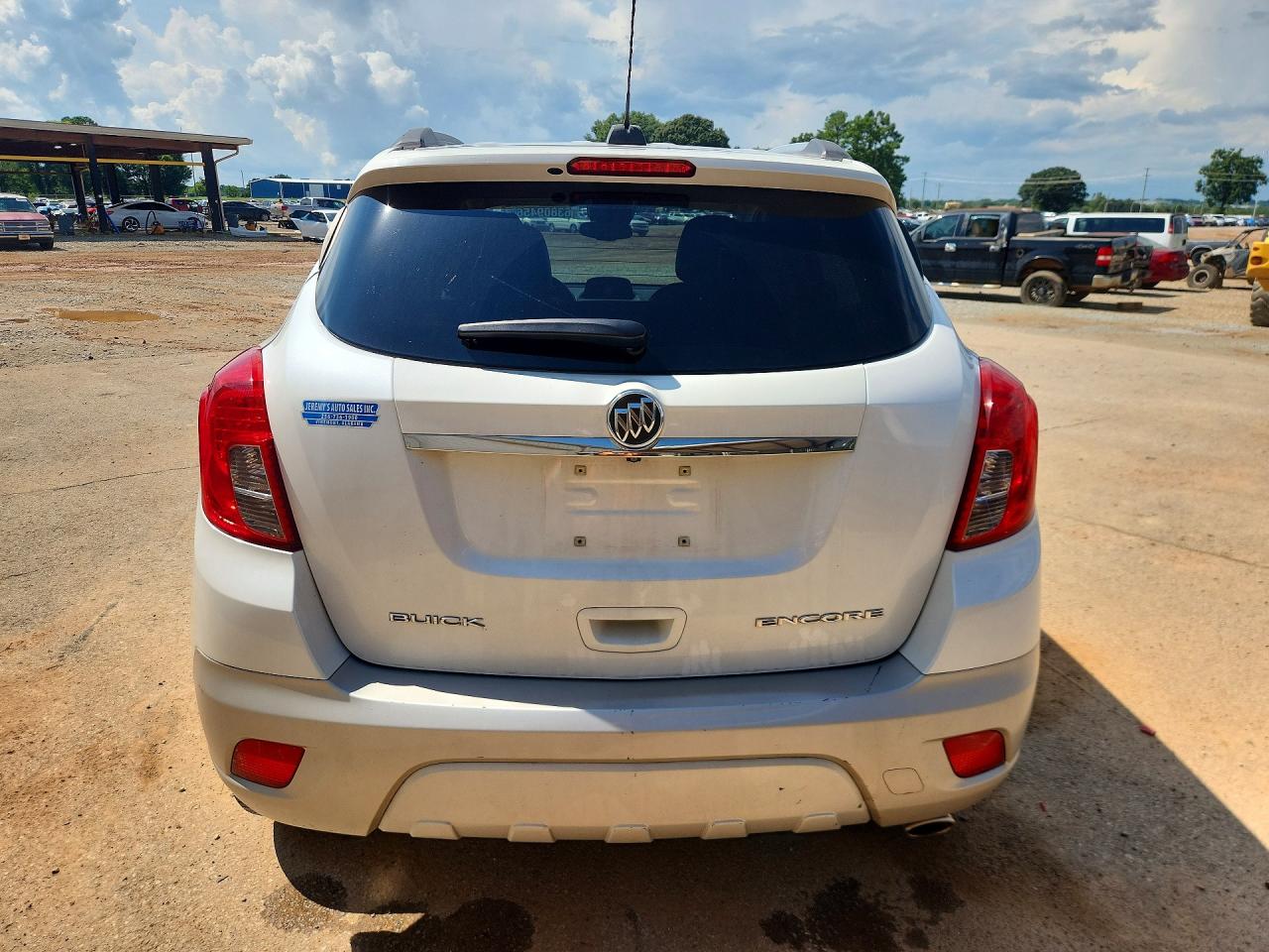 2015 Buick Encore White vin: KL4CJASB1FB235626