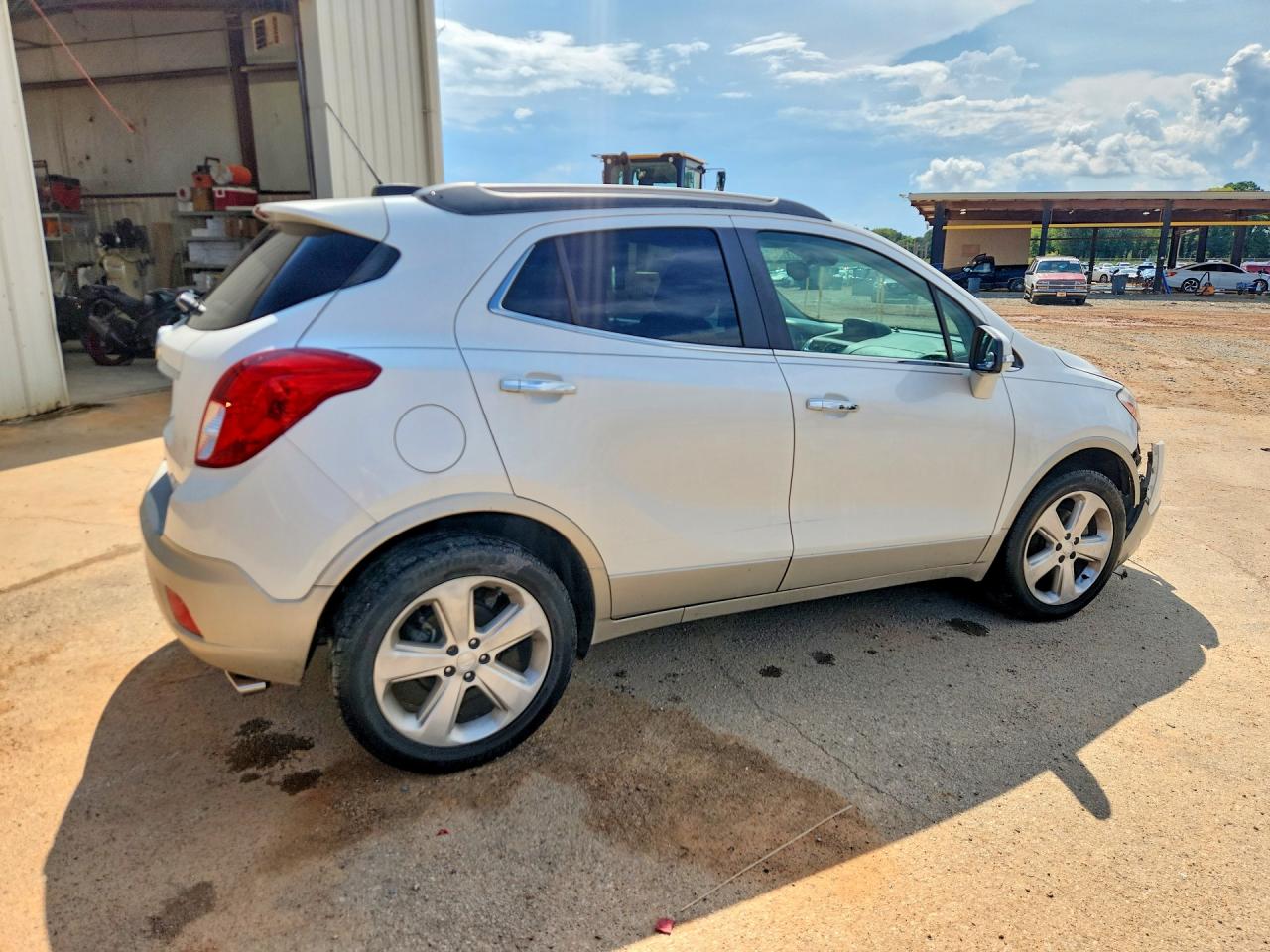 2015 Buick Encore White vin: KL4CJASB1FB235626