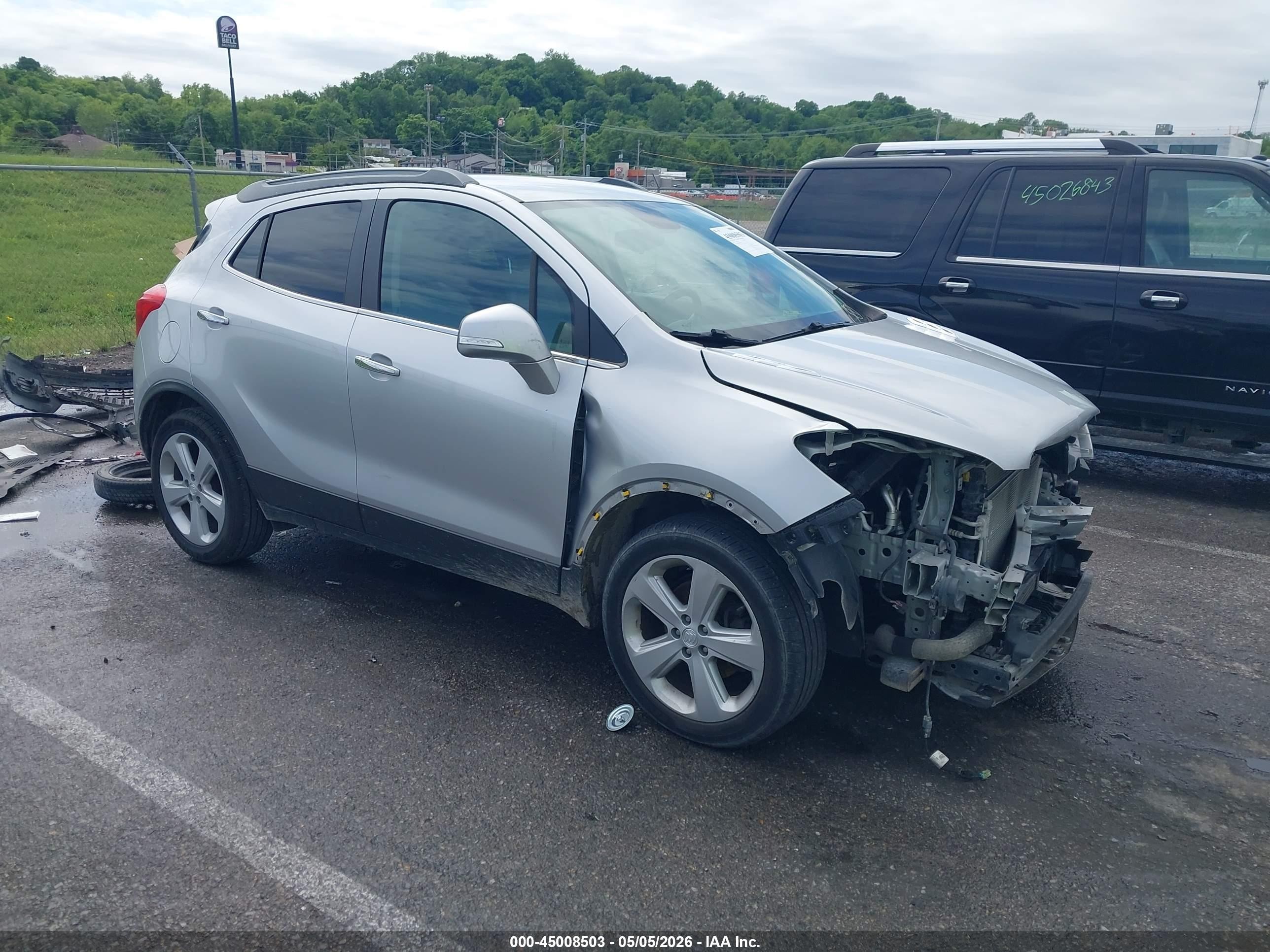 2015 Buick Encore   Silver vin: KL4CJASB1FB266486
