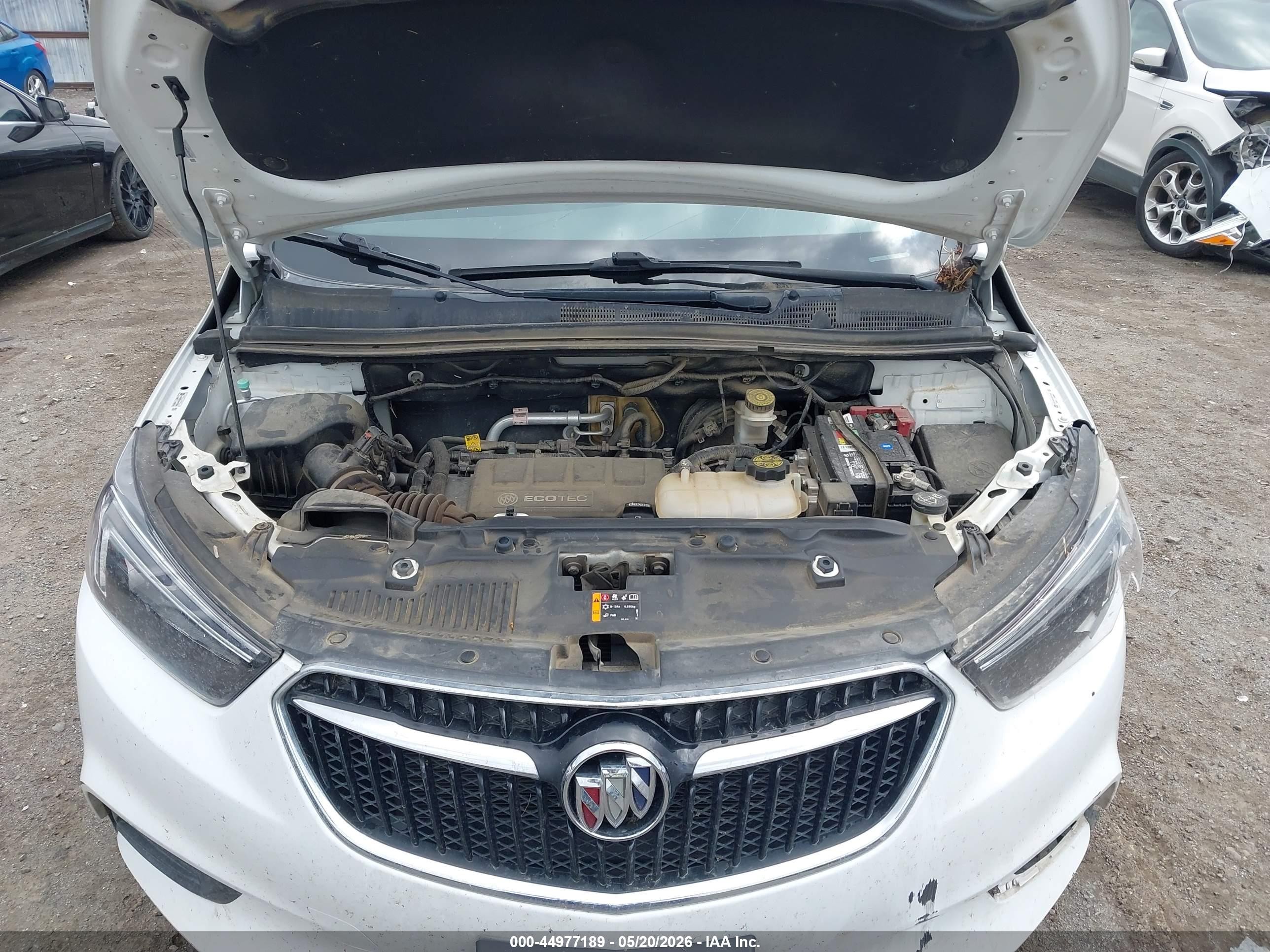 2019 Buick Encore Fwd Preferred White vin: KL4CJASB1KB710430