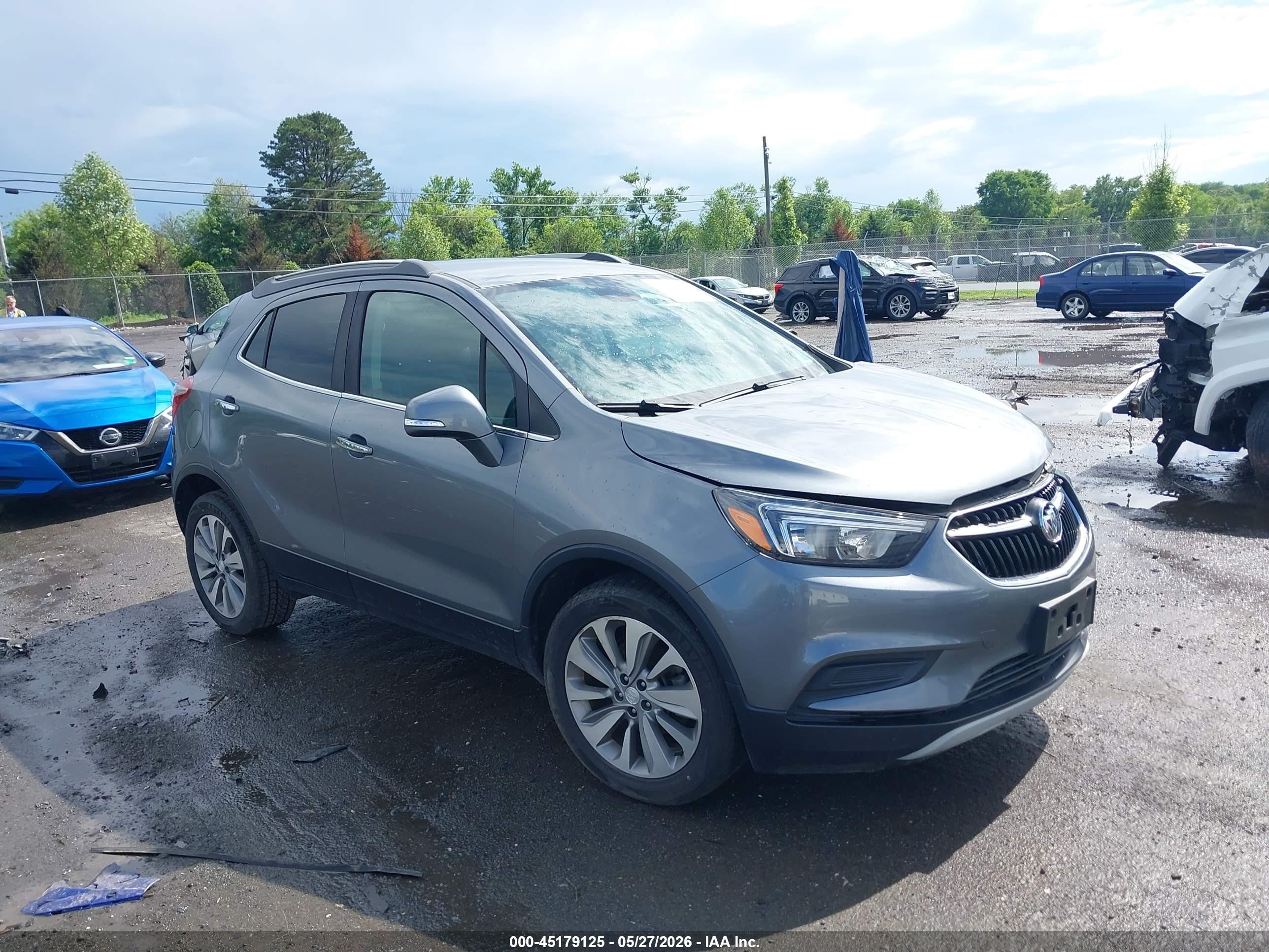 2019 Buick Encore Fwd Preferred Gray vin: KL4CJASB1KB907825
