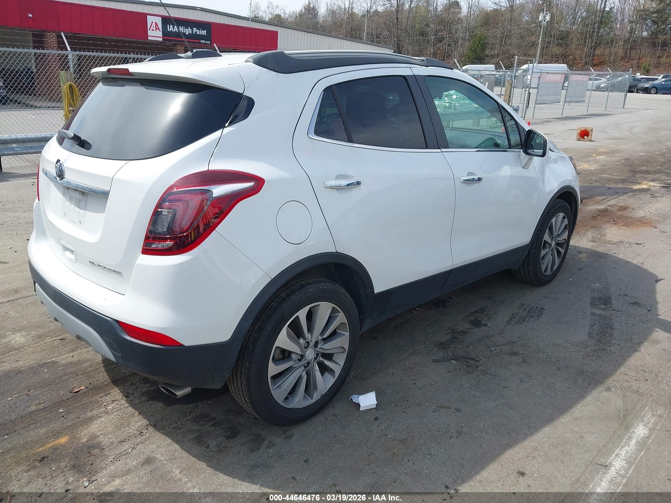 2020 Buick Encore Fwd Preferred White vin: KL4CJASB1LB039844