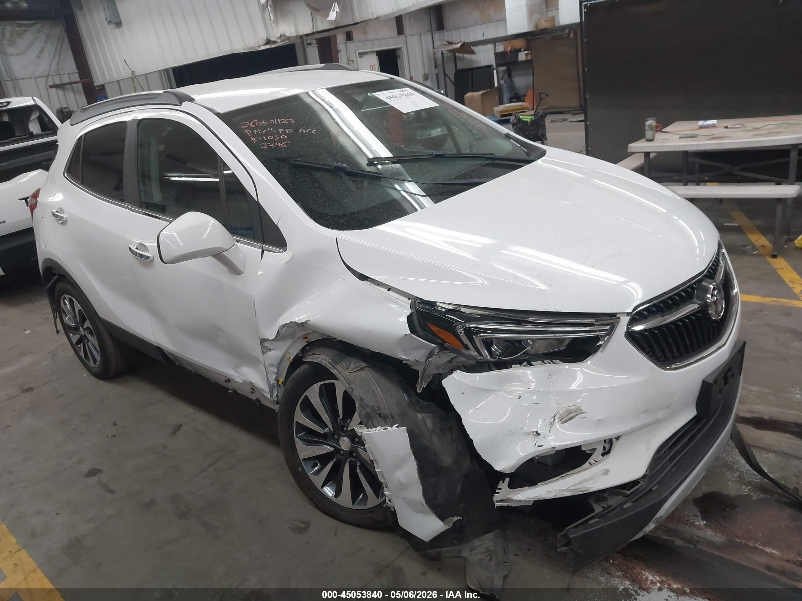 2021 Buick Encore Fwd Preferred White vin: KL4CJASB1MB312346