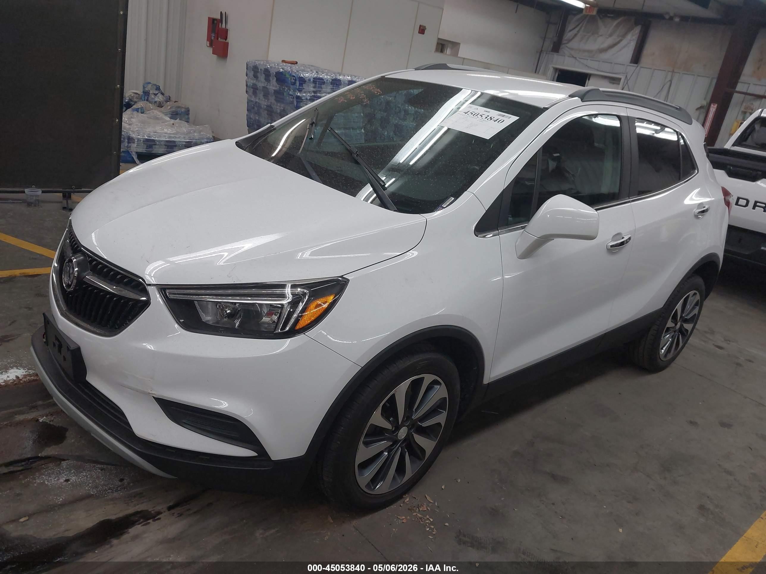 2021 Buick Encore Fwd Preferred White vin: KL4CJASB1MB312346