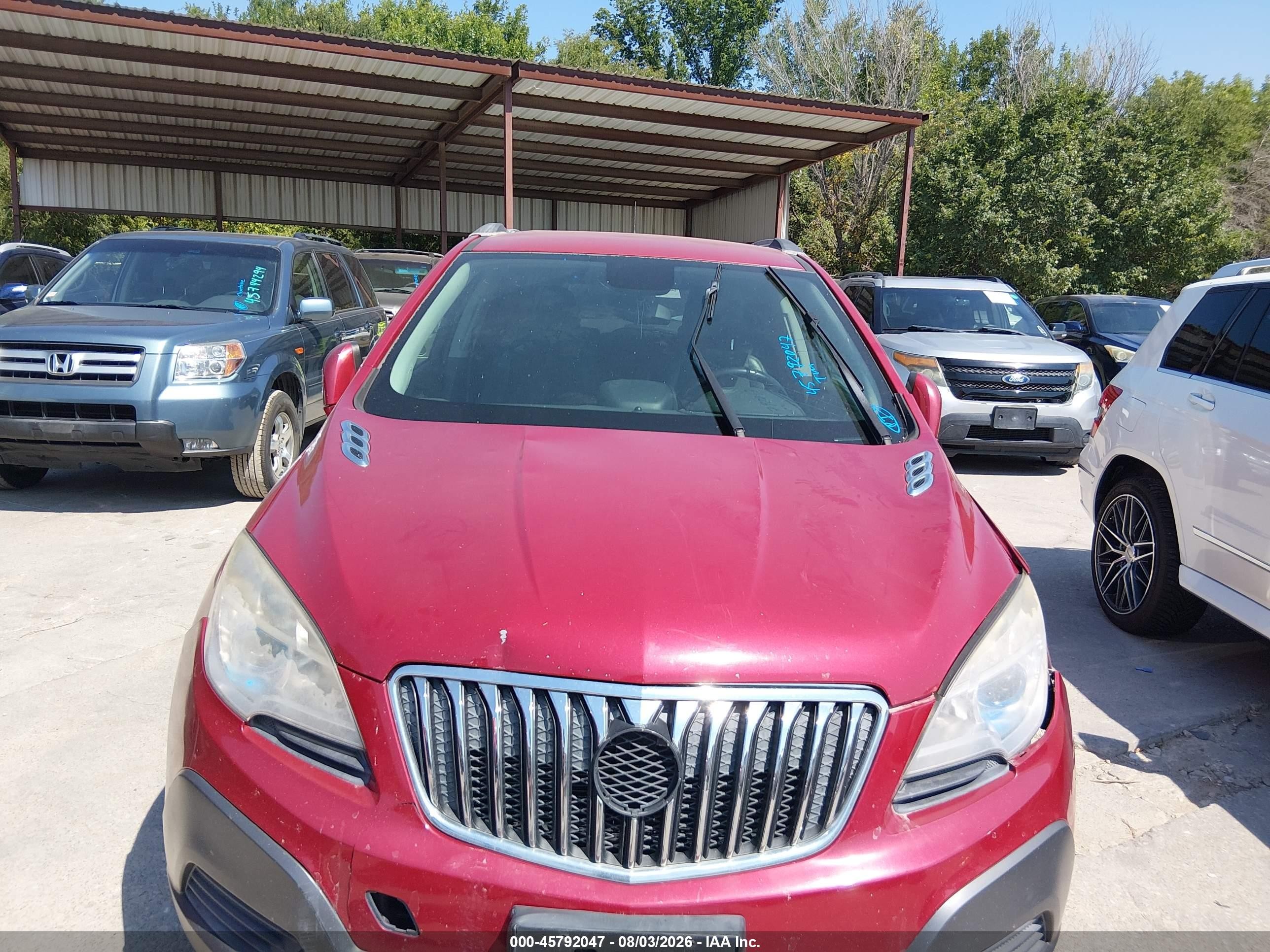 2014 Buick Encore   Red vin: KL4CJASB2EB607019