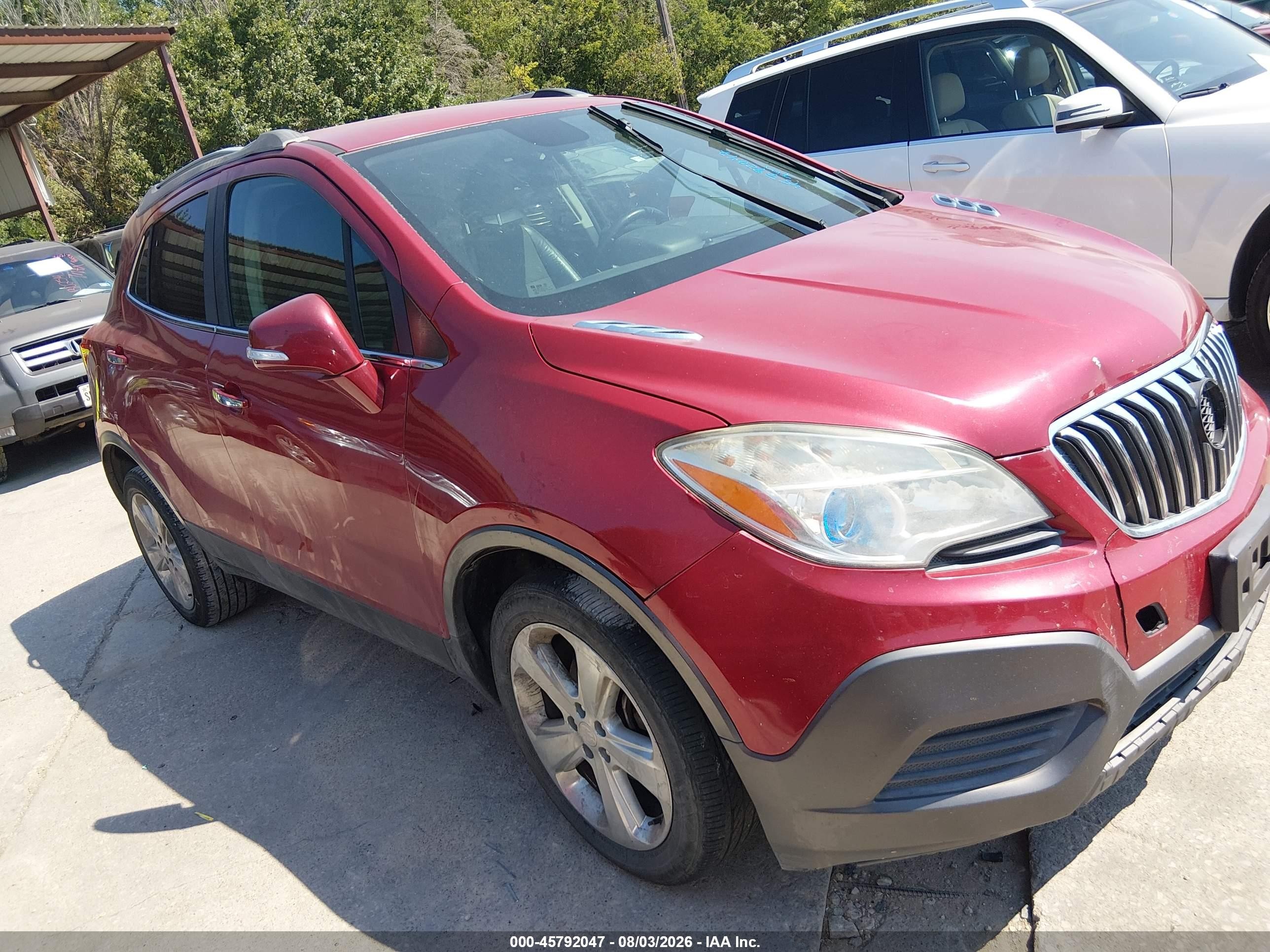 2014 Buick Encore   Red vin: KL4CJASB2EB607019