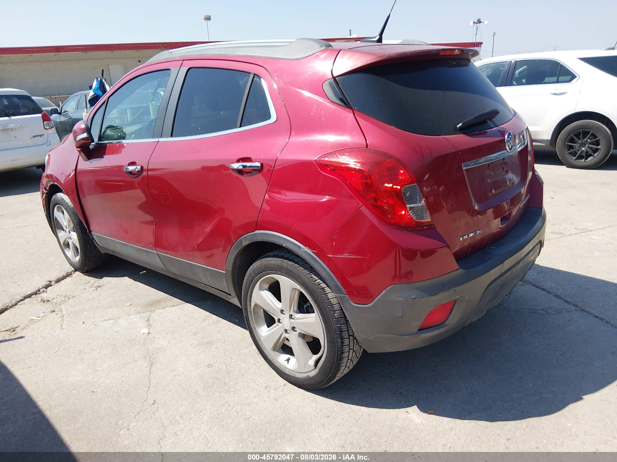 2014 Buick Encore   Red vin: KL4CJASB2EB607019