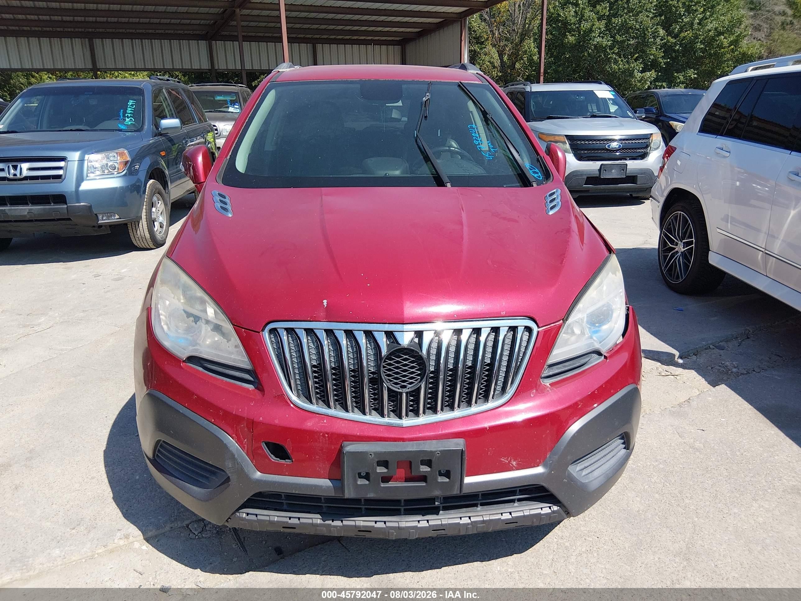 2014 Buick Encore   Red vin: KL4CJASB2EB607019