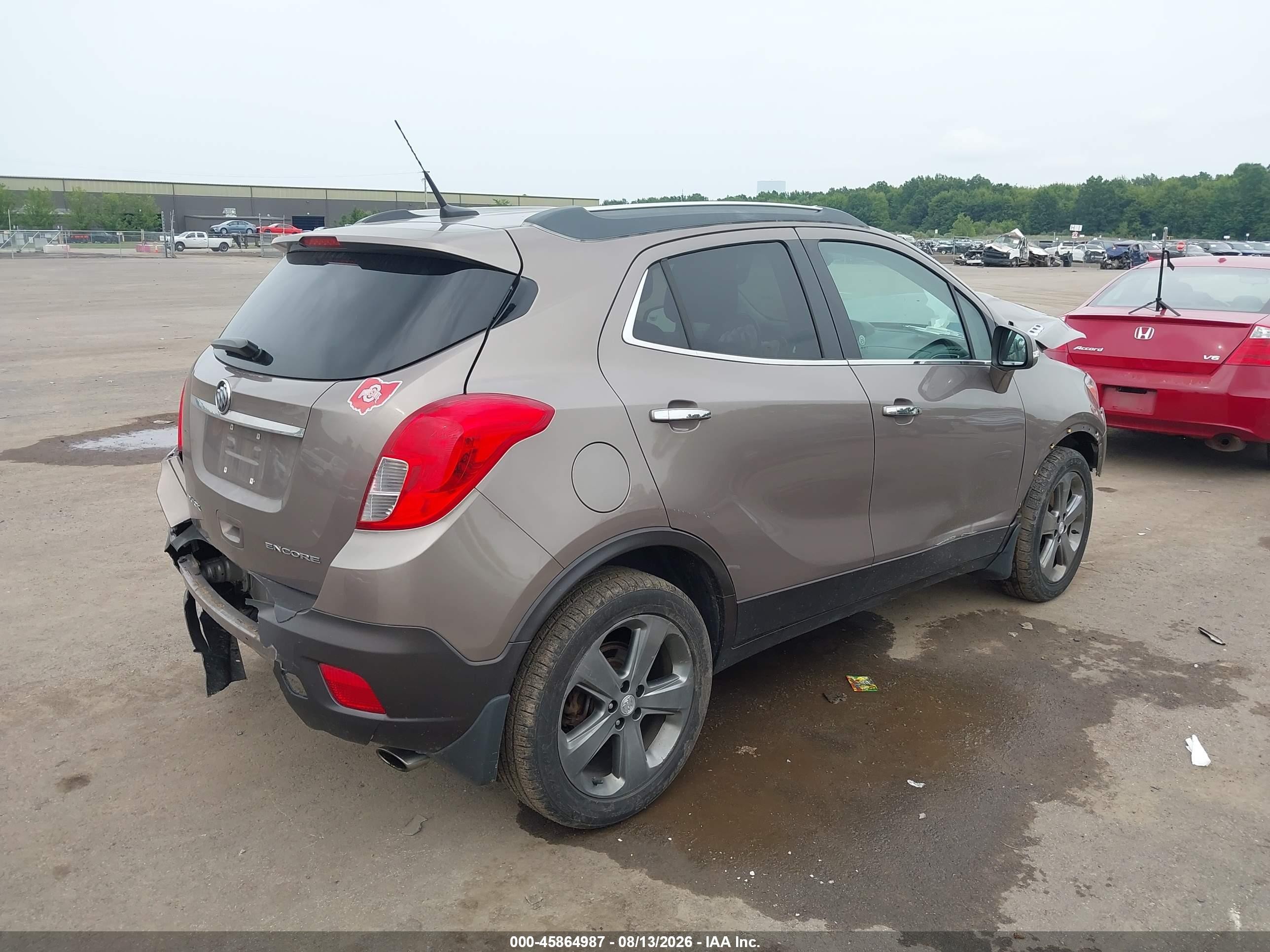 2014 Buick Encore   Gray vin: KL4CJASB2EB727404