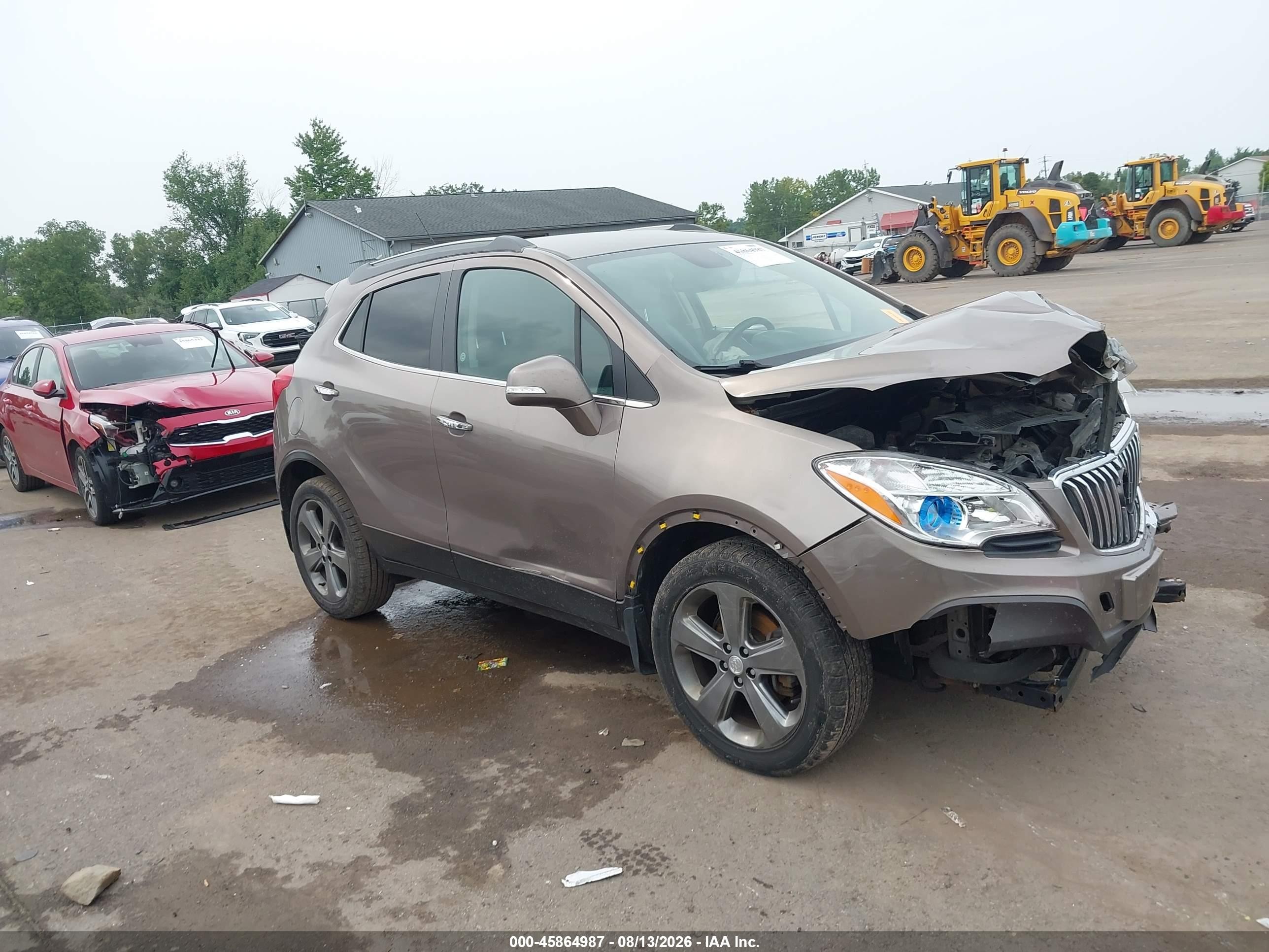 2014 Buick Encore   Gray vin: KL4CJASB2EB727404