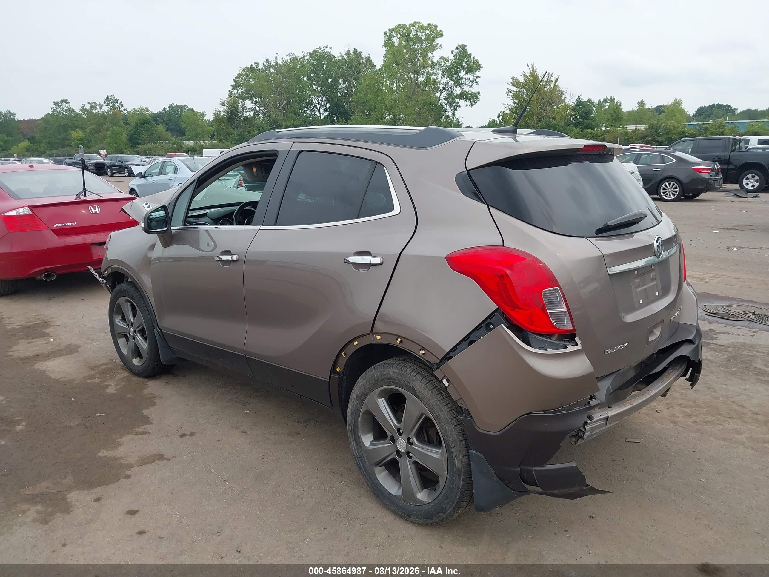 2014 Buick Encore   Gray vin: KL4CJASB2EB727404