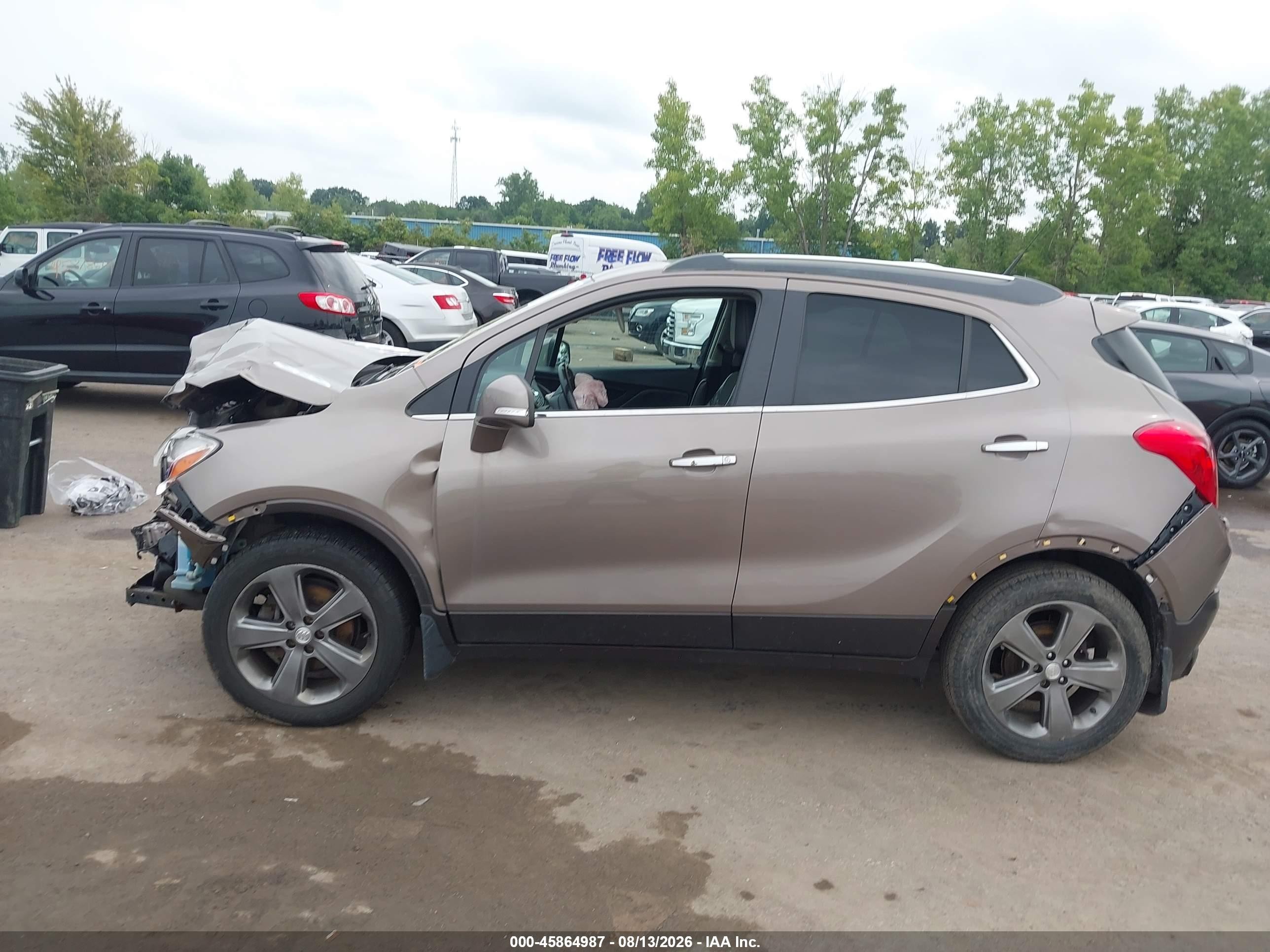 2014 Buick Encore   Gray vin: KL4CJASB2EB727404
