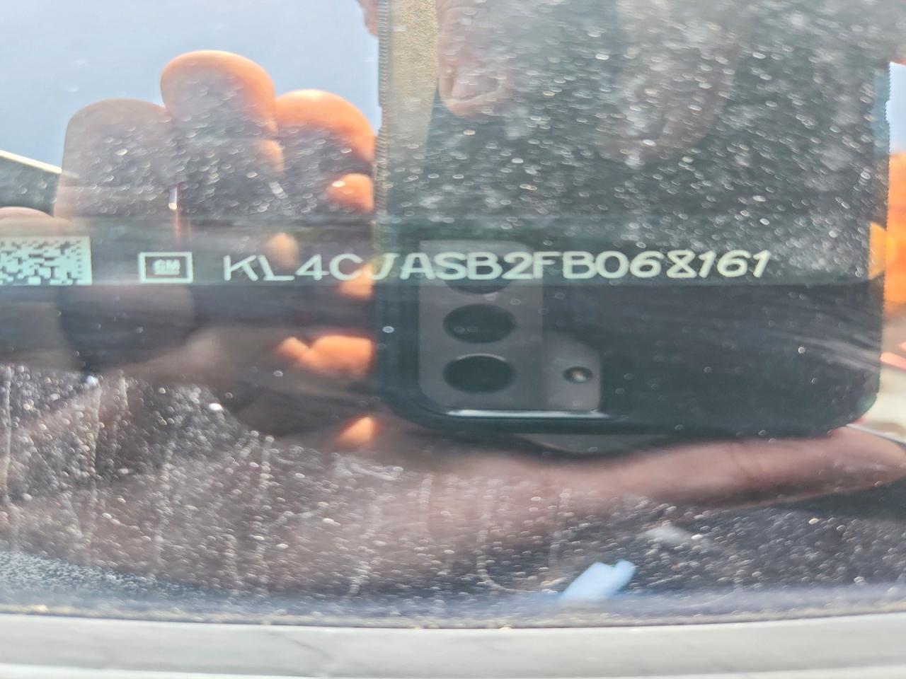 2015 Buick Encore Серебряный vin: KL4CJASB2FB068161