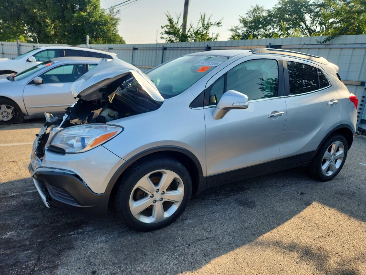 2015 Buick Encore Серебряный vin: KL4CJASB2FB068161