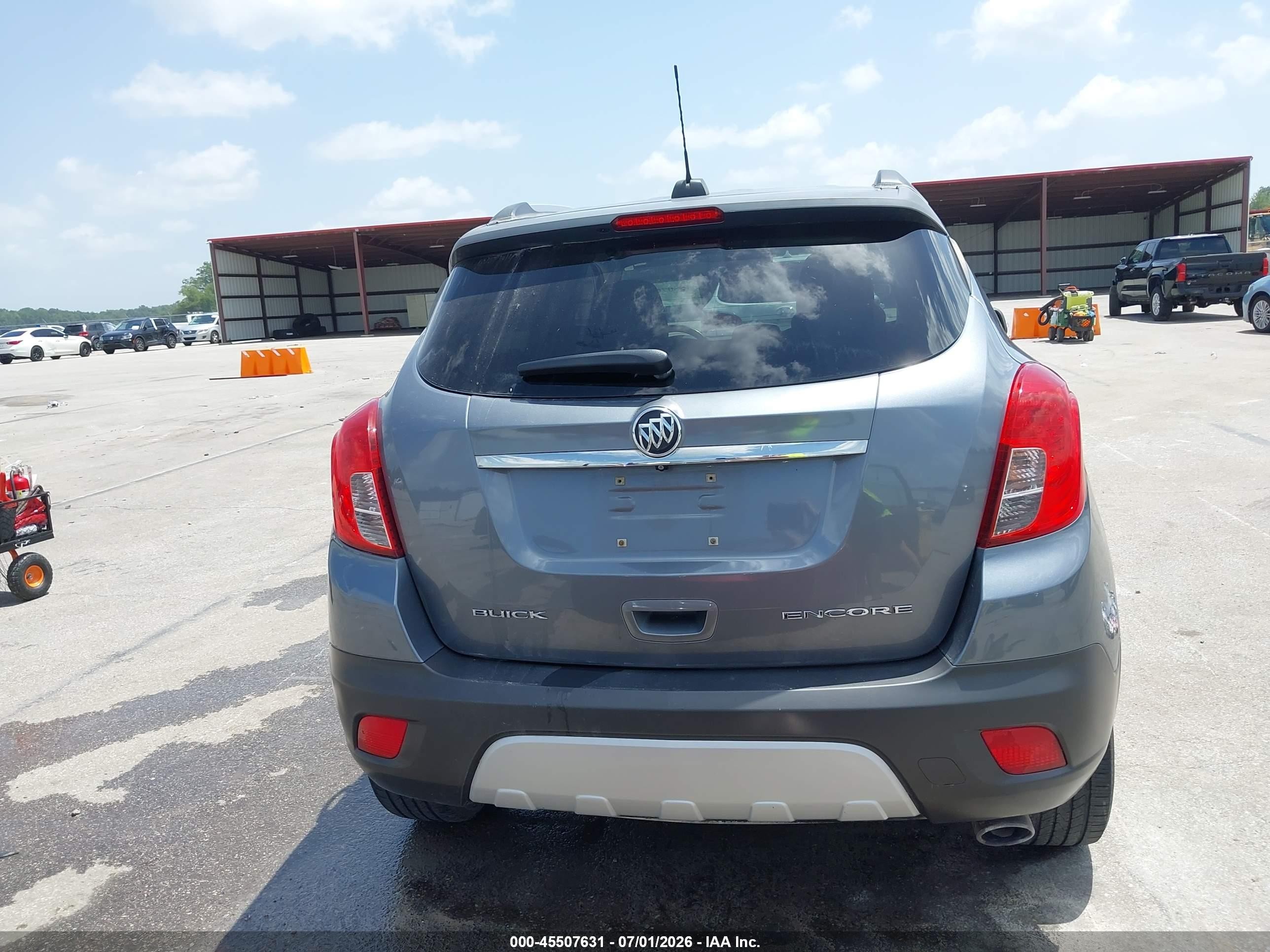2015 Buick Encore   Gray vin: KL4CJASB2FB115205
