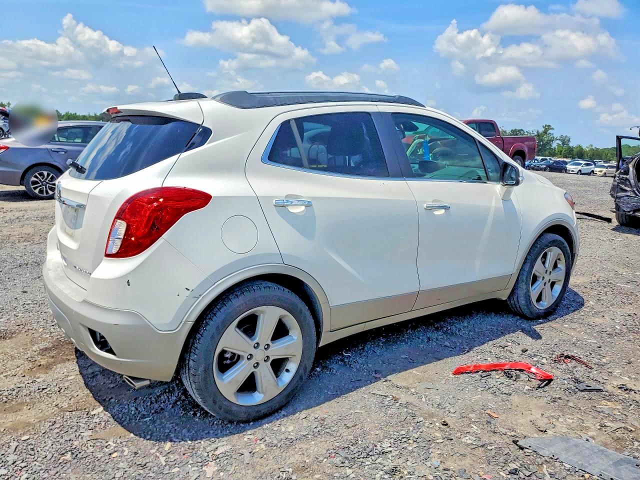 2015 Buick Encore White vin: KL4CJASB2FB154019