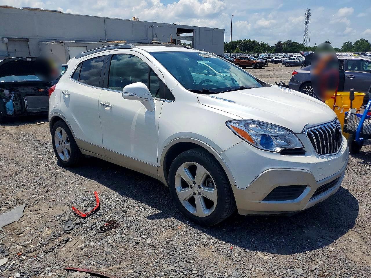 2015 Buick Encore White vin: KL4CJASB2FB154019