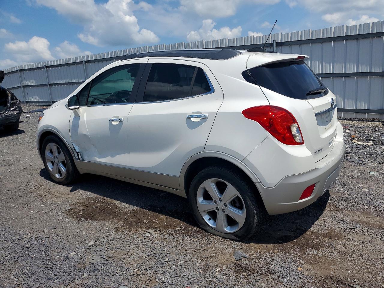 2015 Buick Encore White vin: KL4CJASB2FB154019