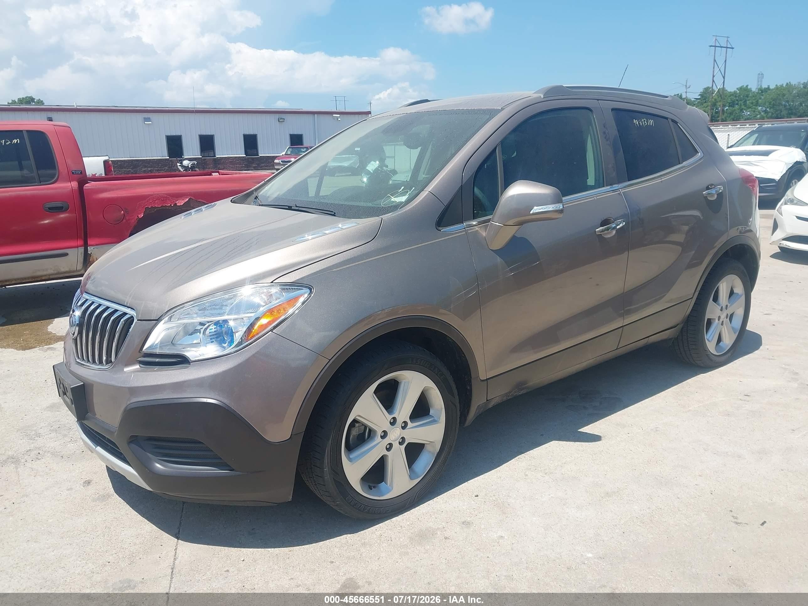2015 Buick Encore   Brown vin: KL4CJASB2FB182421