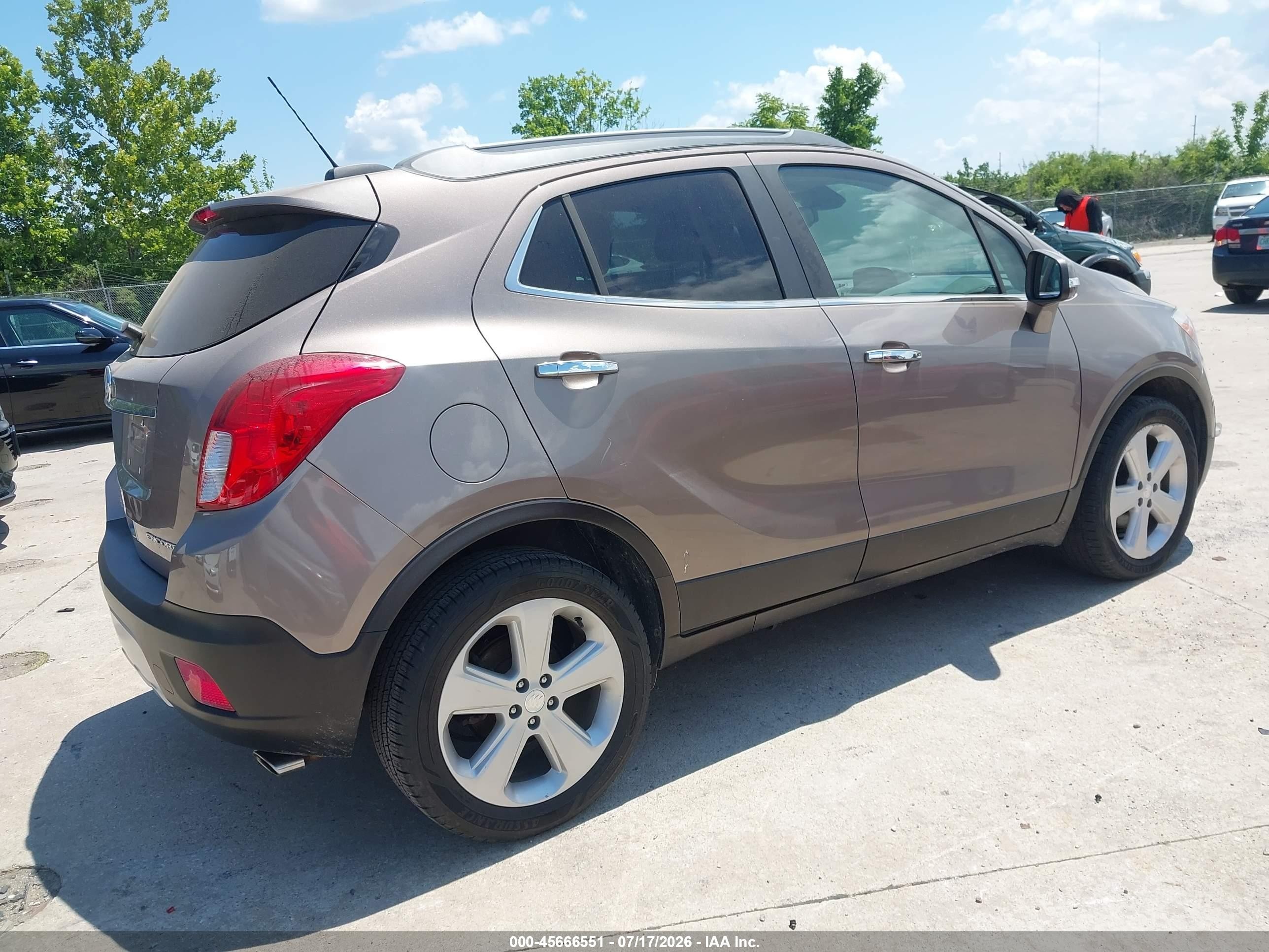 2015 Buick Encore   Brown vin: KL4CJASB2FB182421
