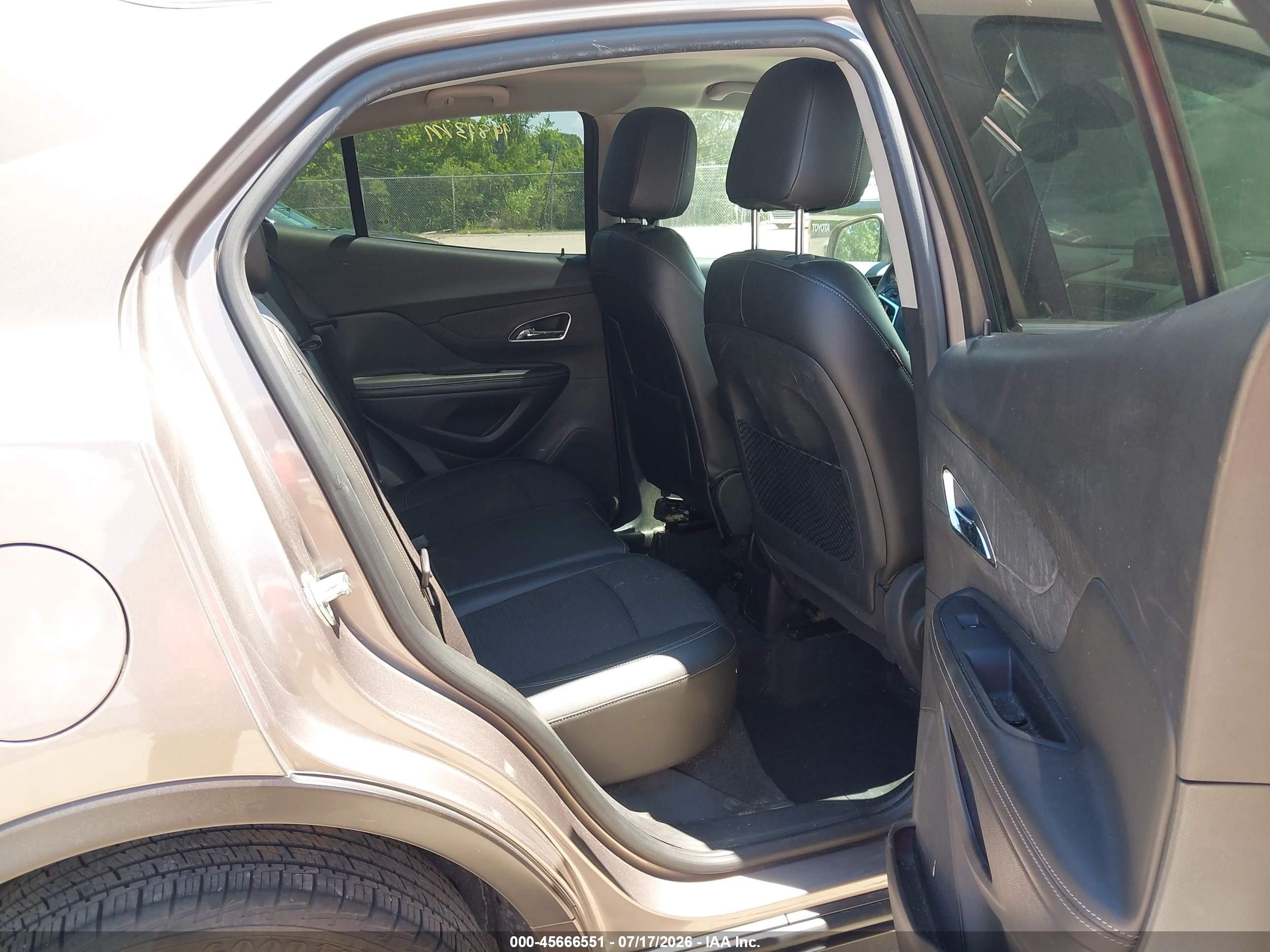2015 Buick Encore   Brown vin: KL4CJASB2FB182421