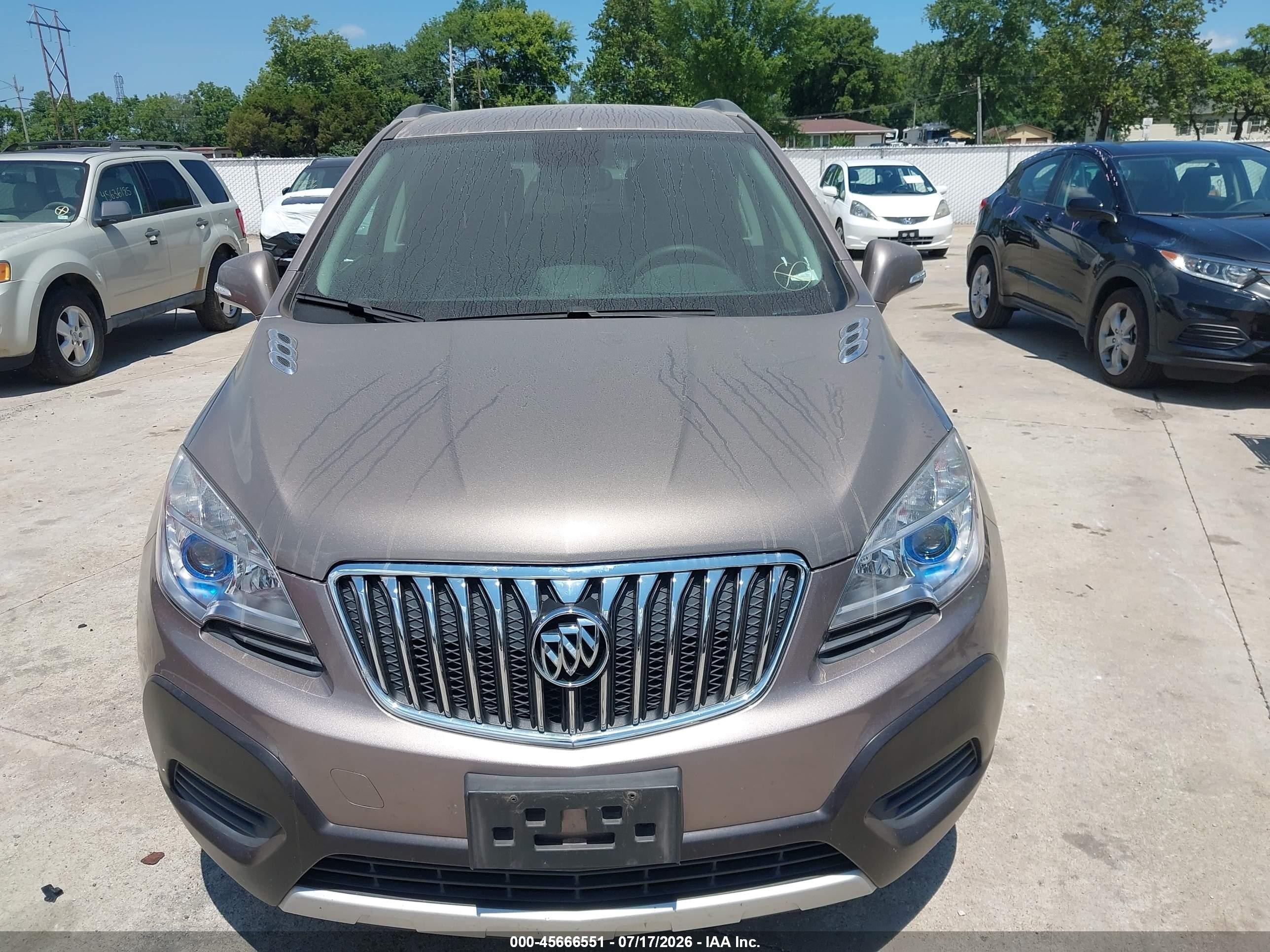 2015 Buick Encore   Brown vin: KL4CJASB2FB182421