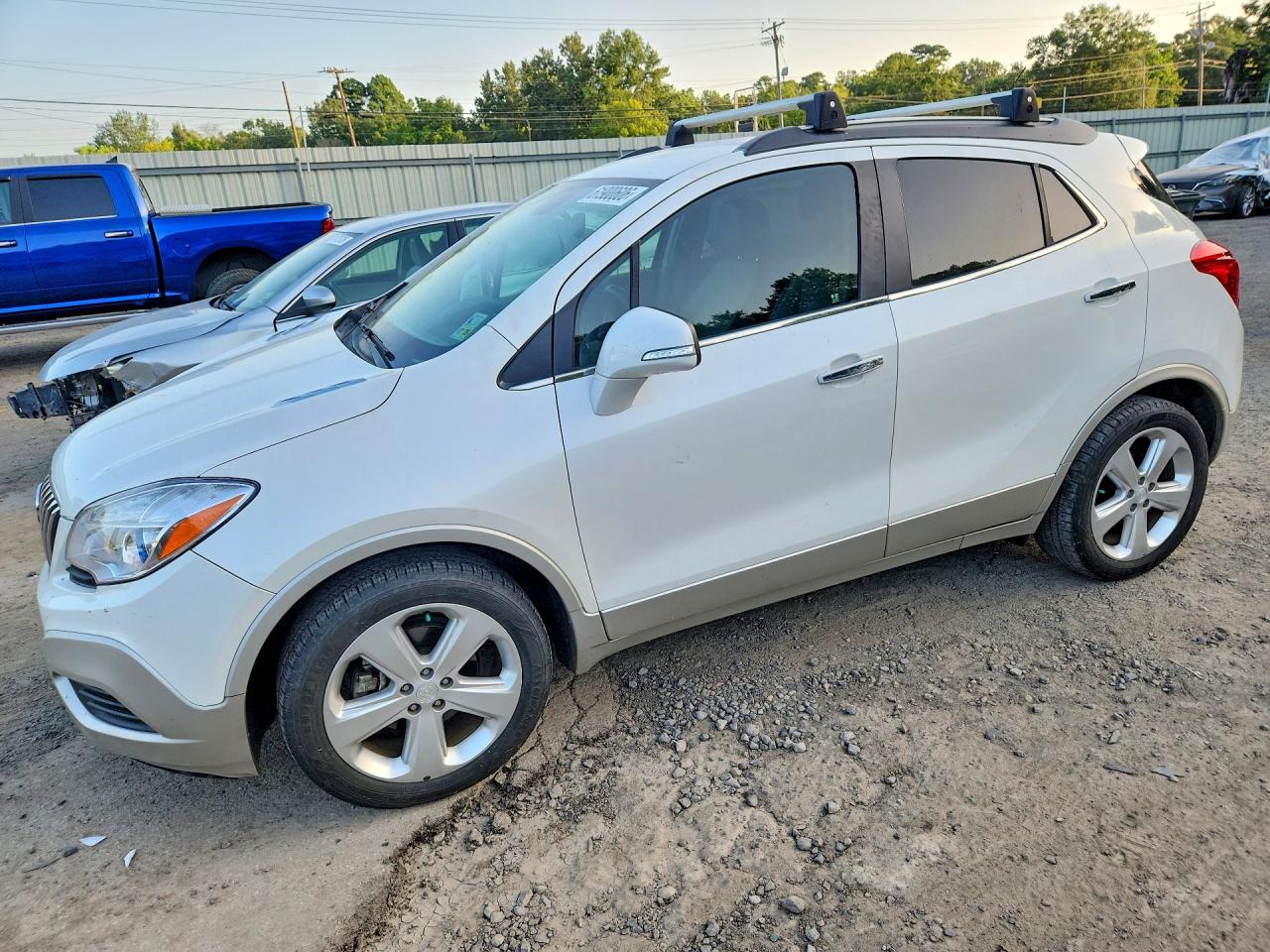 2015 Buick Encore White vin: KL4CJASB2FB187215