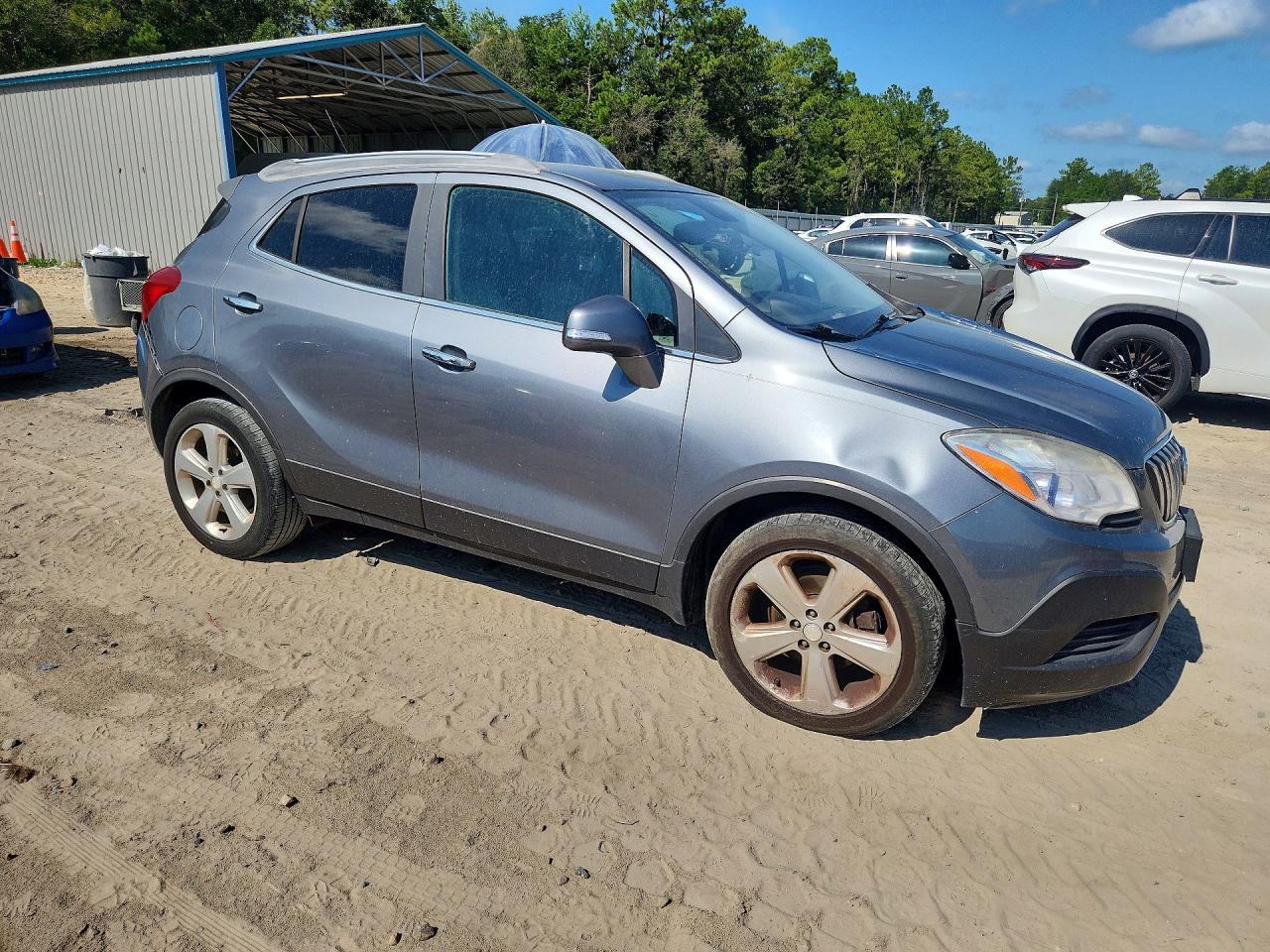 2015 Buick Encore Серебряный vin: KL4CJASB2FB198179
