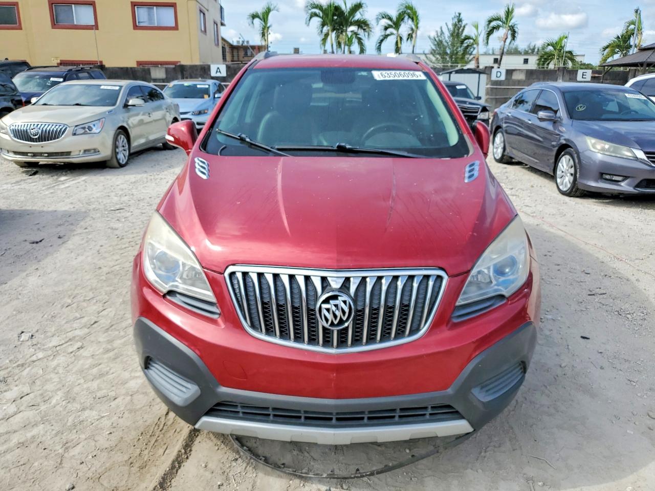 2015 Buick Encore Красный vin: KL4CJASB2FB216406