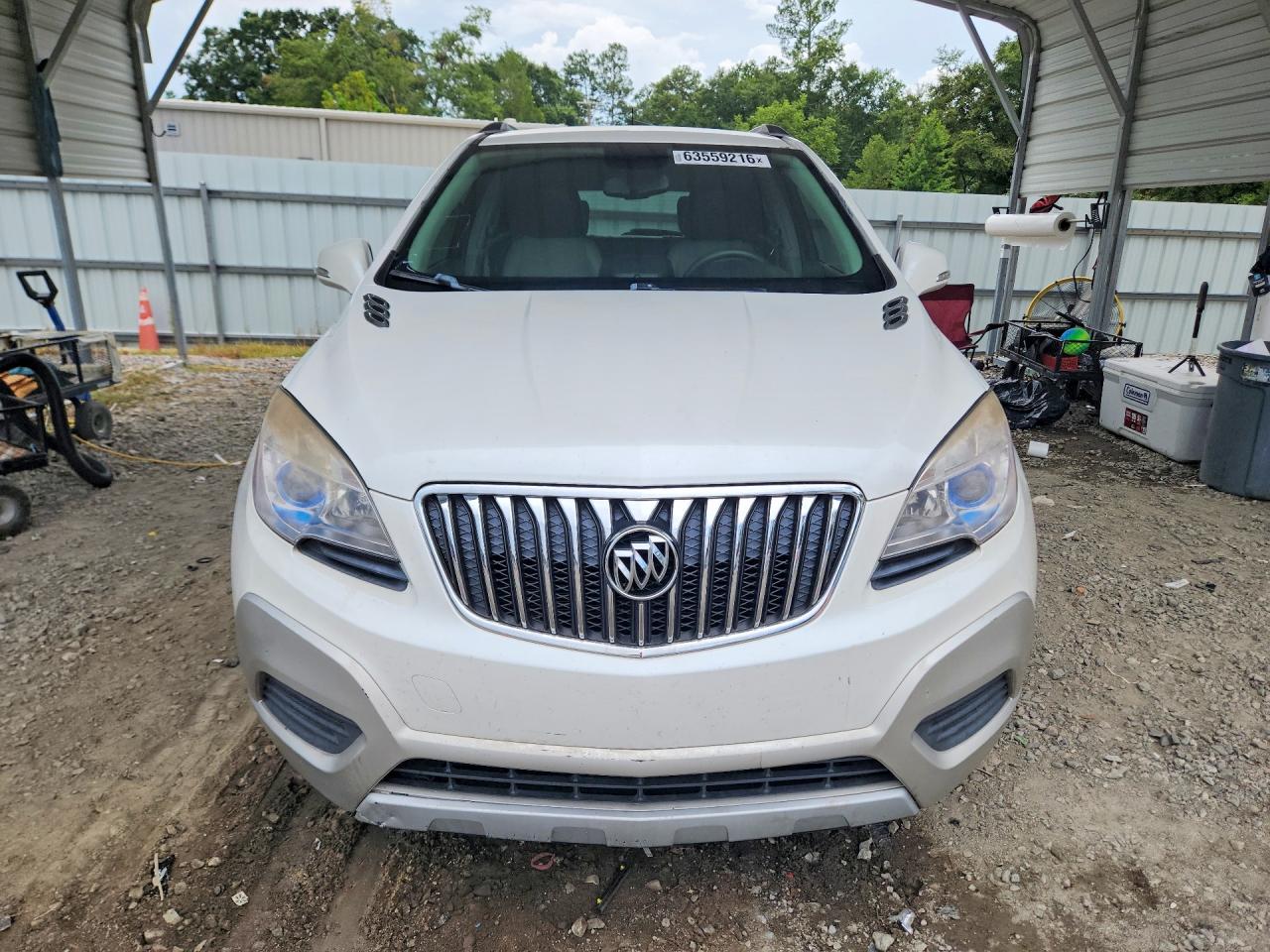 2015 Buick Encore White vin: KL4CJASB2FB252015