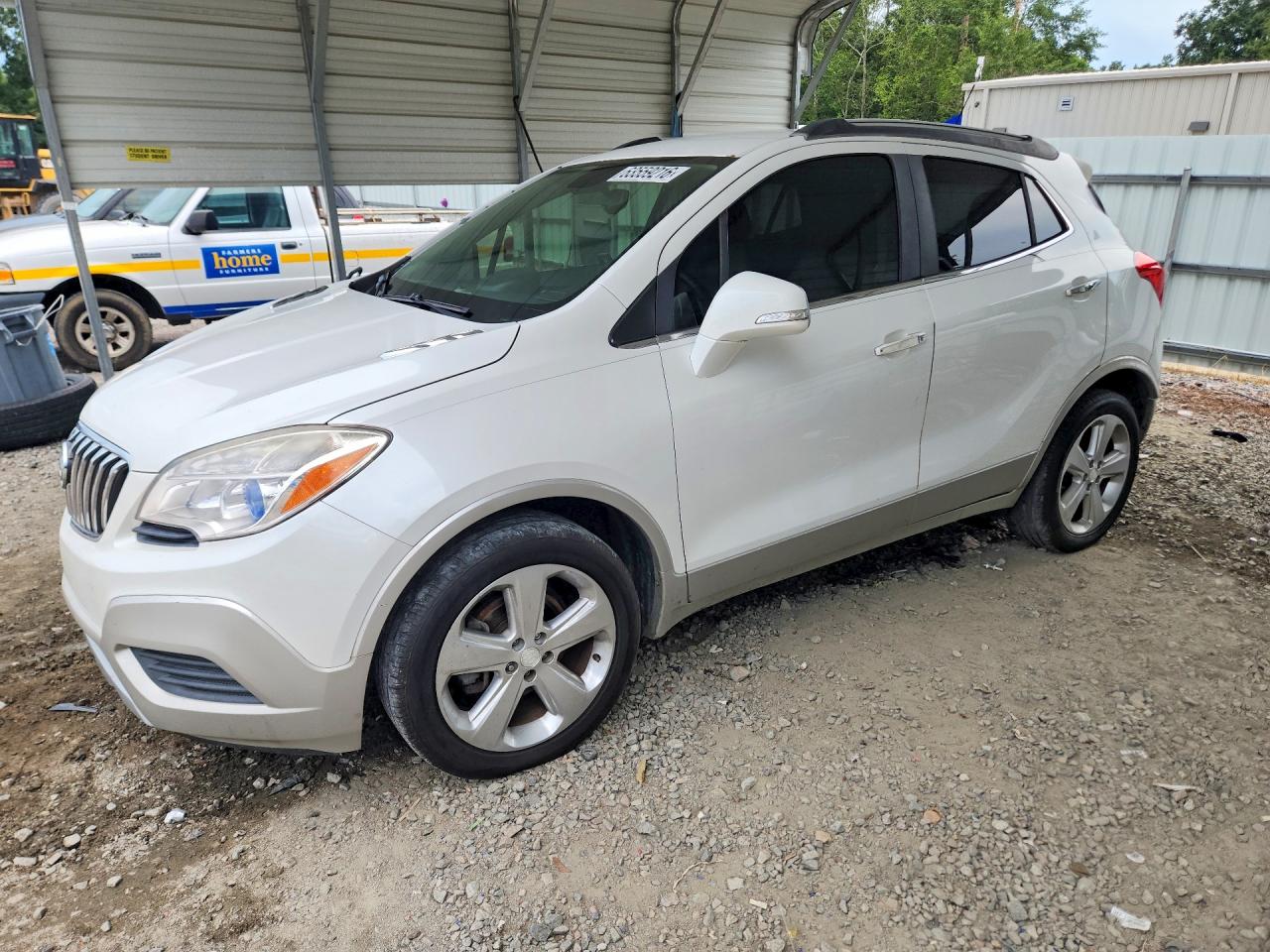 2015 Buick Encore Белый vin: KL4CJASB2FB252015
