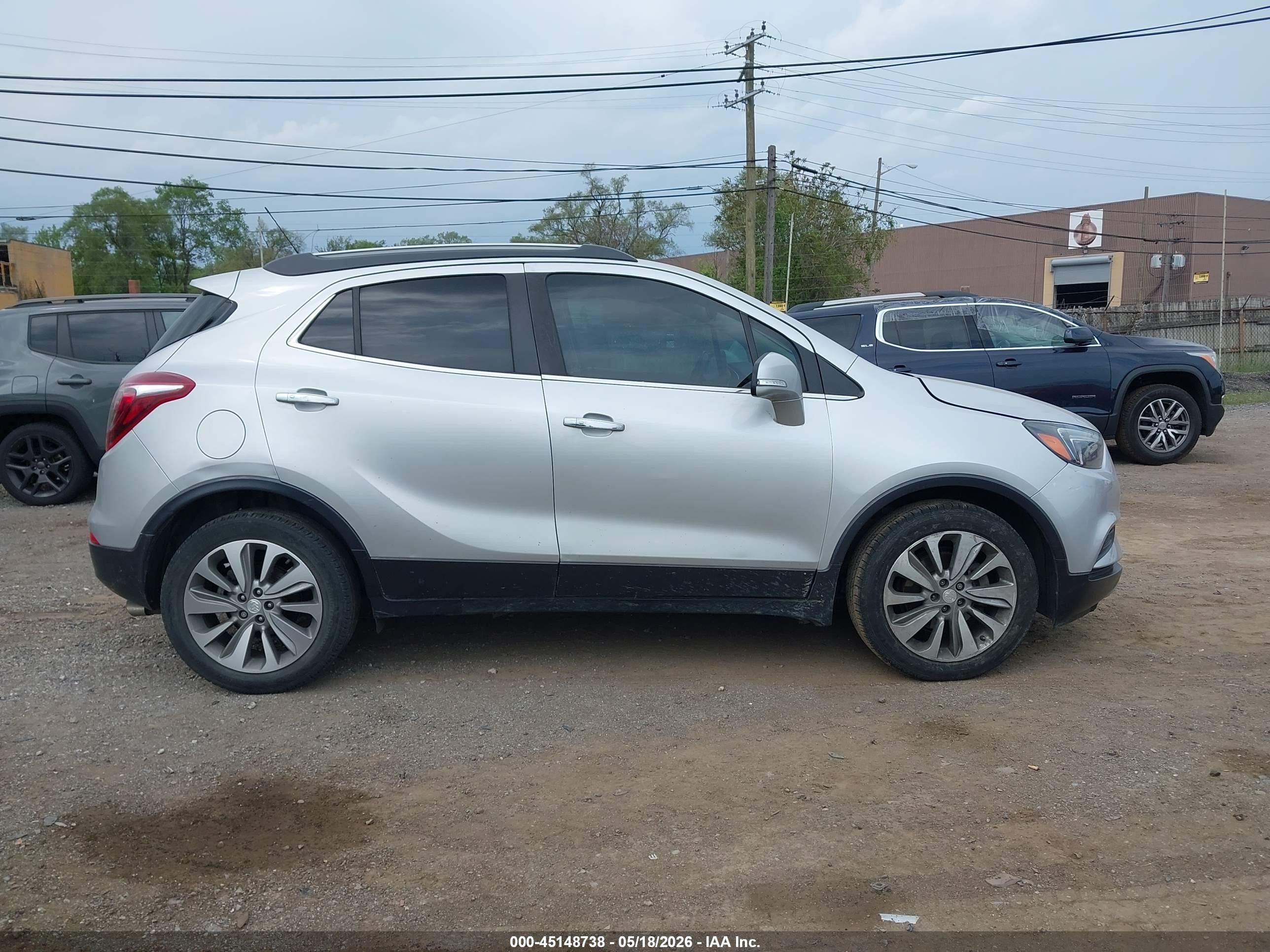 2019 Buick Encore Fwd Preferred Silver vin: KL4CJASB2KB886290
