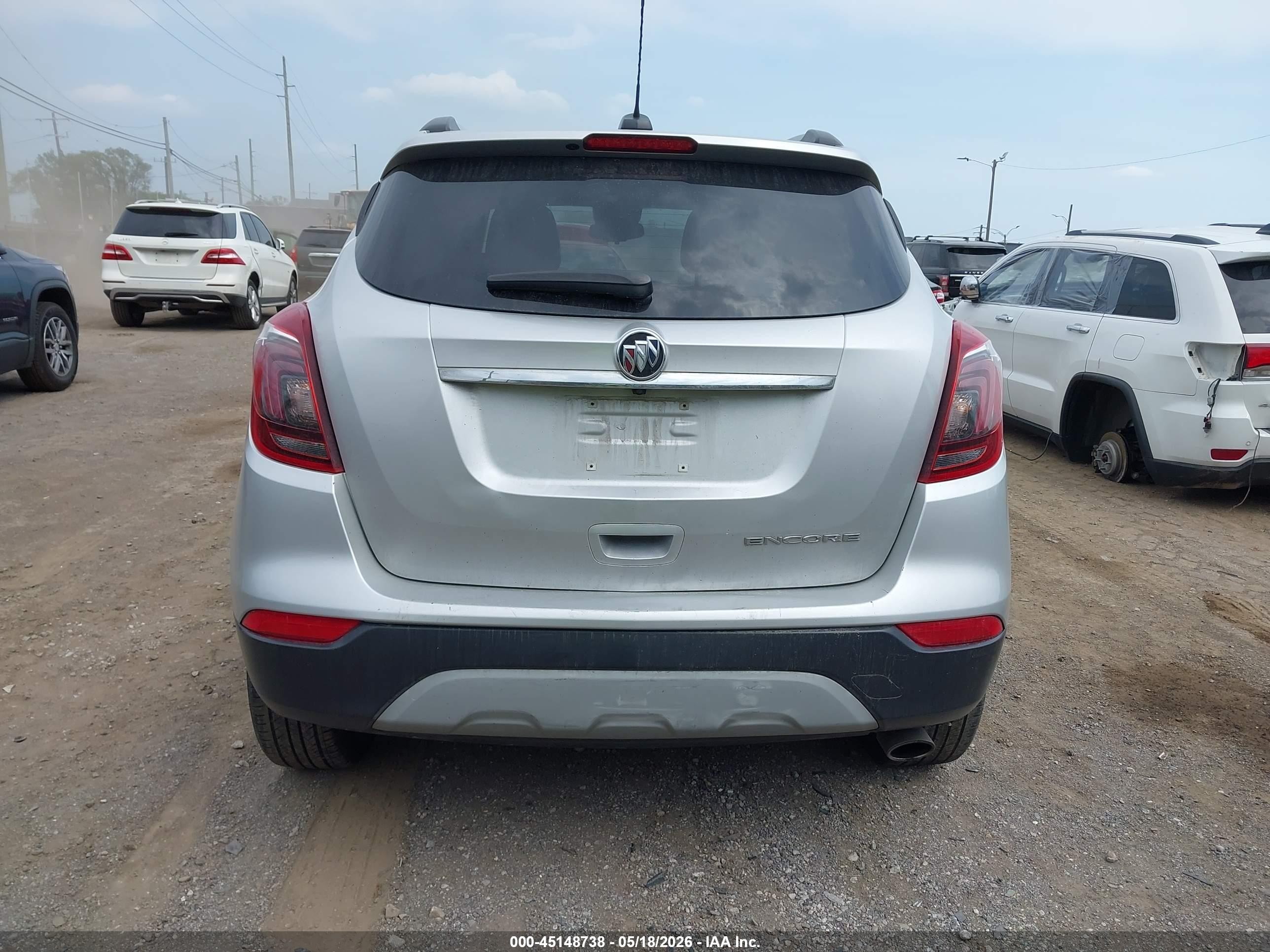 2019 Buick Encore Fwd Preferred Silver vin: KL4CJASB2KB886290