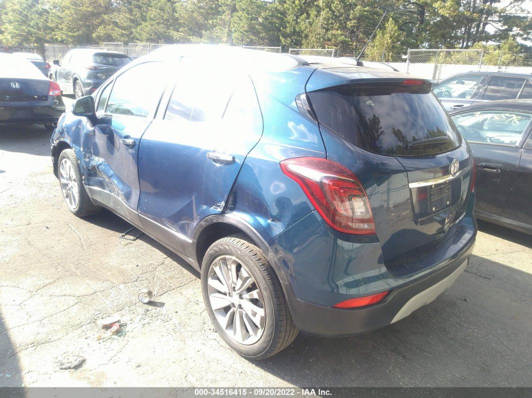 2019 Buick Encore Preferred Синий vin: KL4CJASB2KB890176