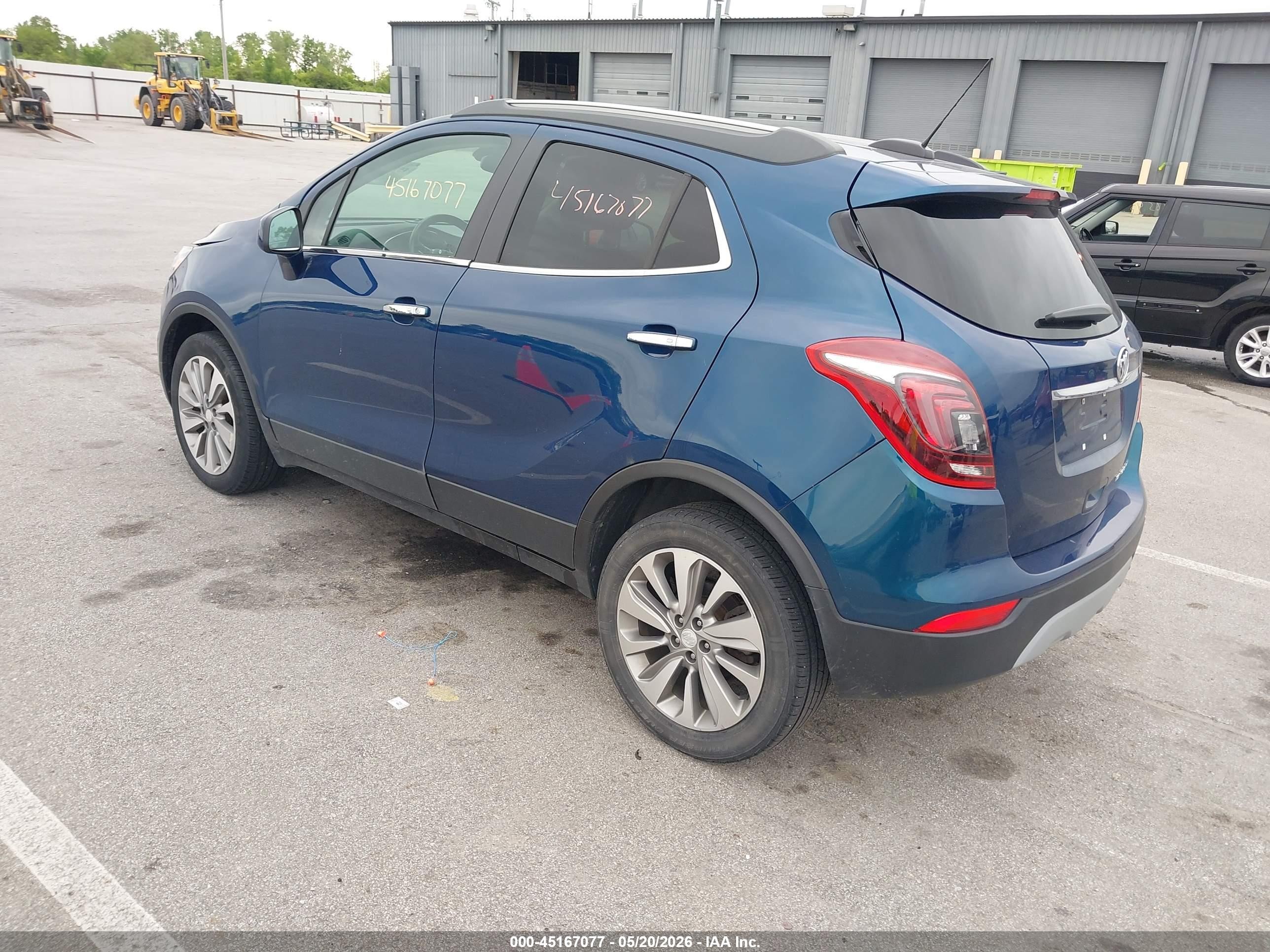 2020 Buick Encore Fwd Preferred Синий vin: KL4CJASB2LB046186