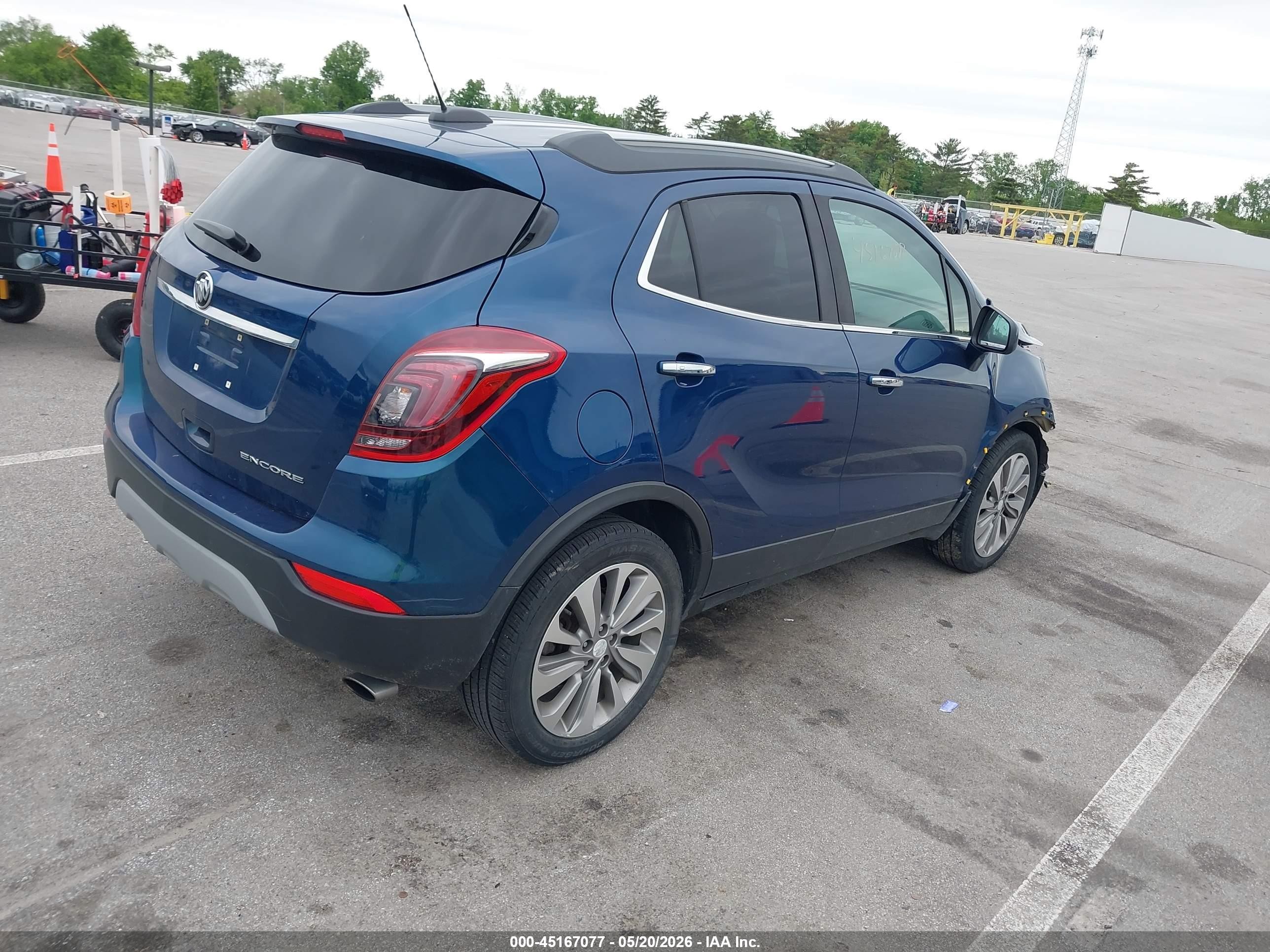 2020 Buick Encore Fwd Preferred Синий vin: KL4CJASB2LB046186