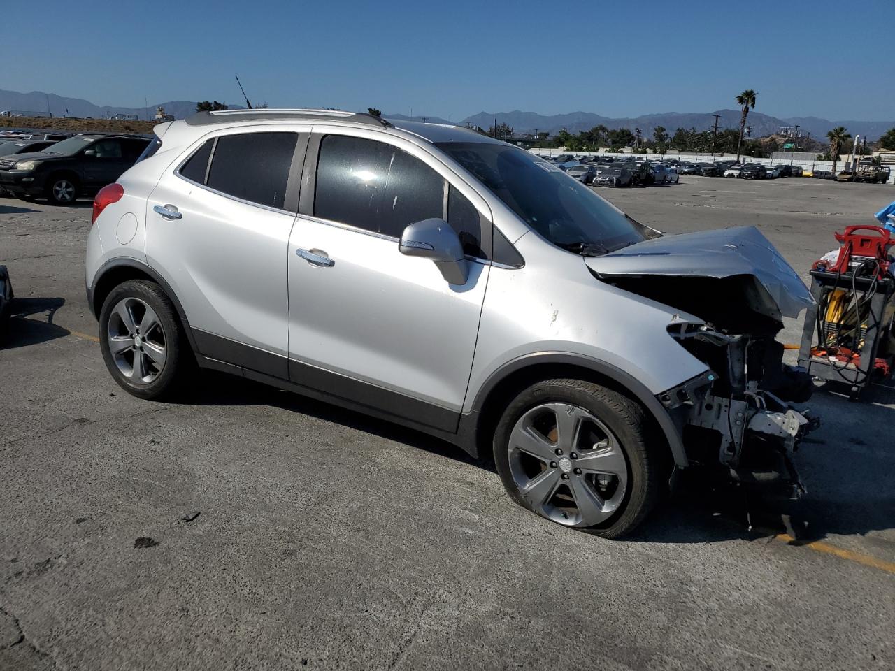 2014 Buick Encore Silver vin: KL4CJASB3EB616781
