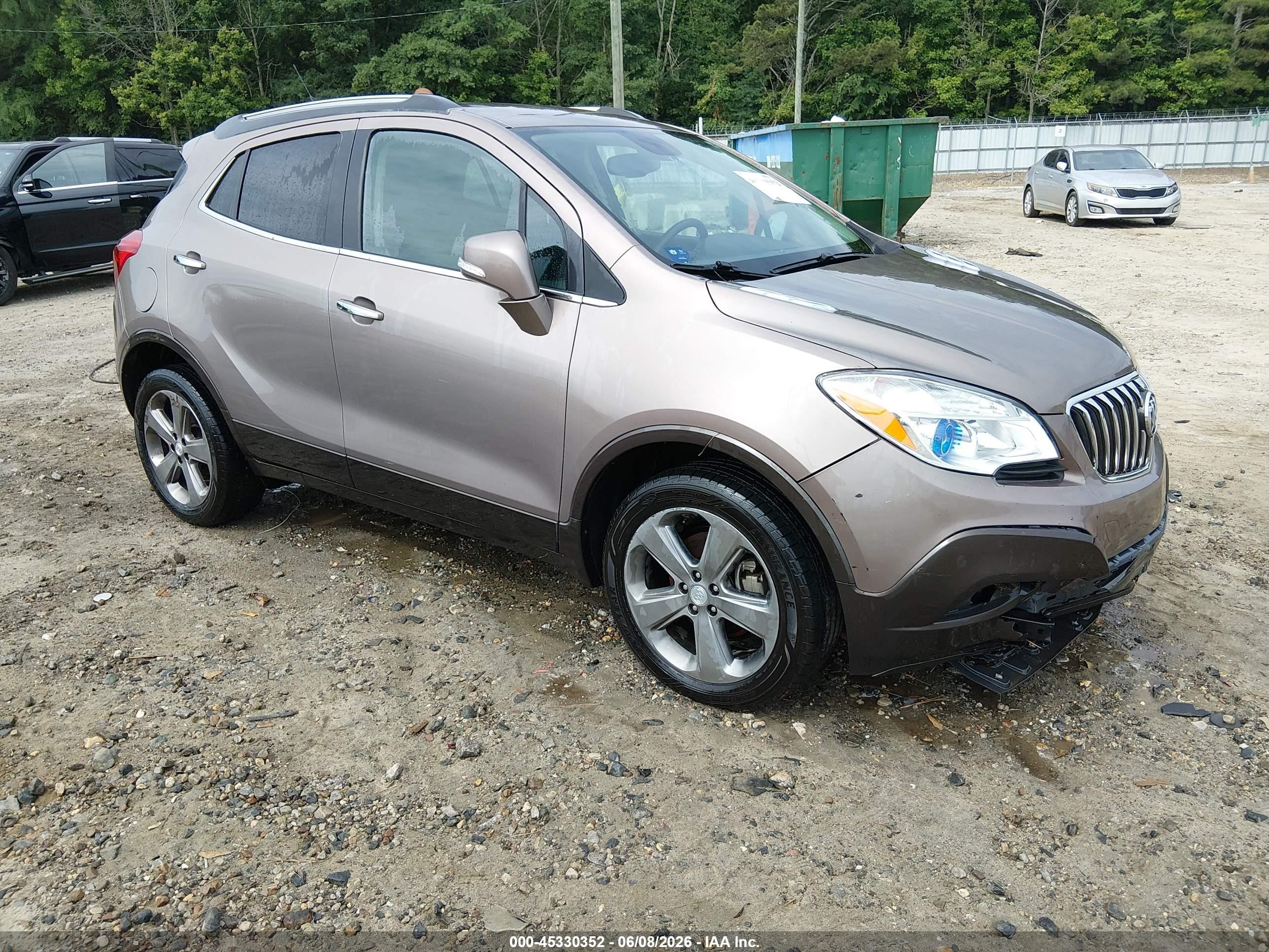 2014 Buick Encore   Brown vin: KL4CJASB3EB765689