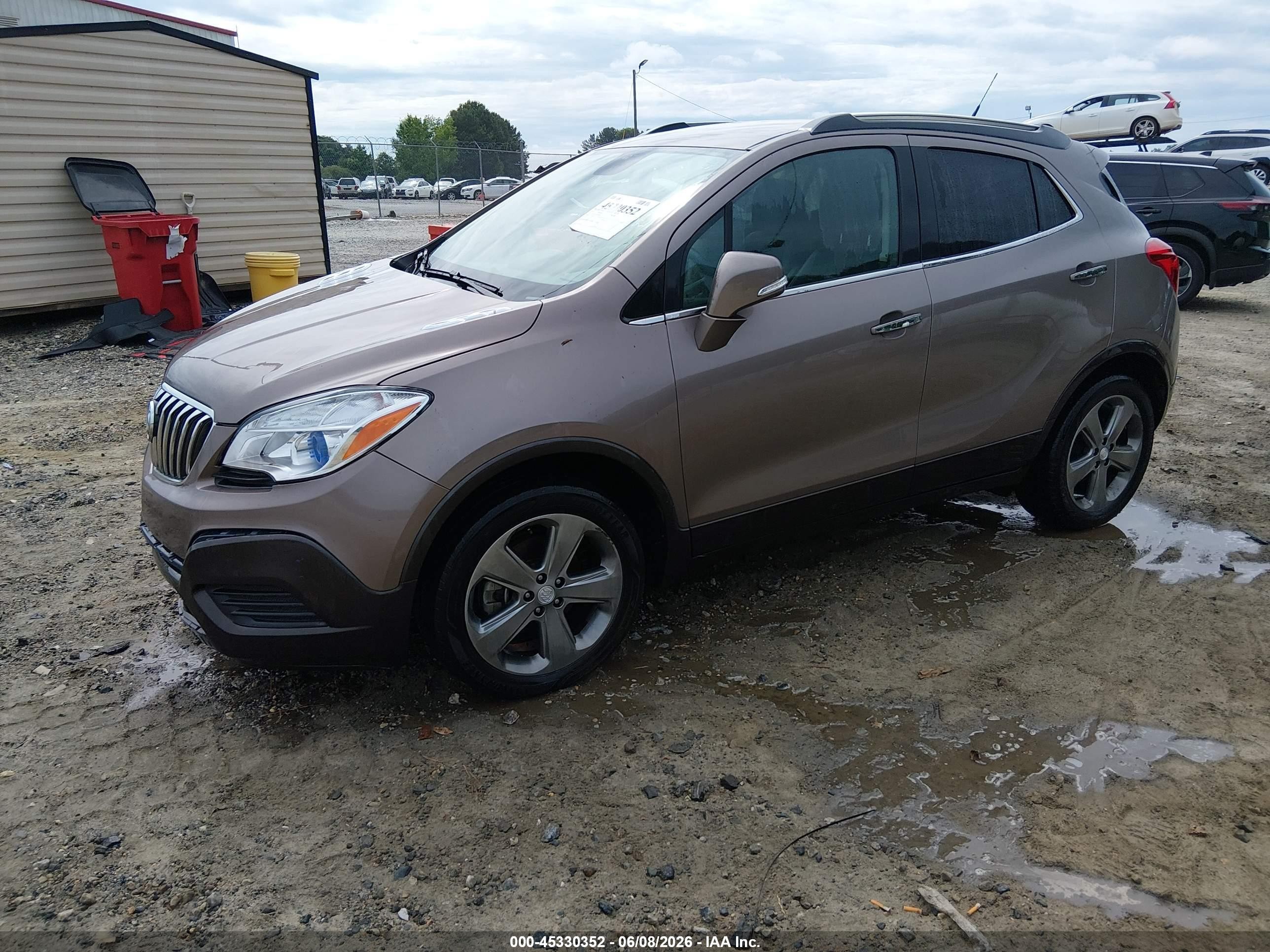 2014 Buick Encore   Brown vin: KL4CJASB3EB765689