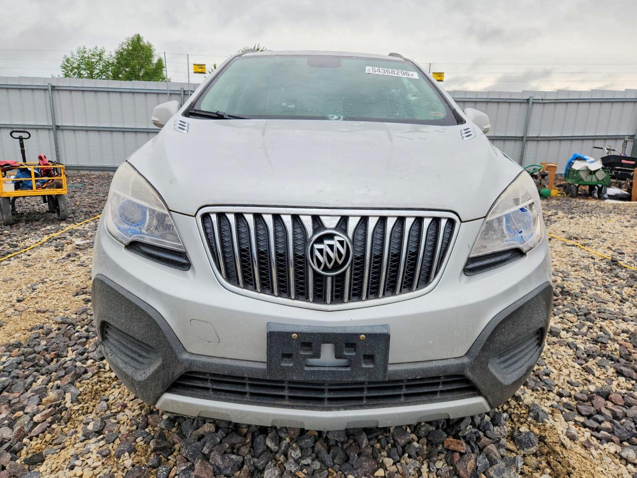 2014 Buick Encore Silver vin: KL4CJASB3EB783349