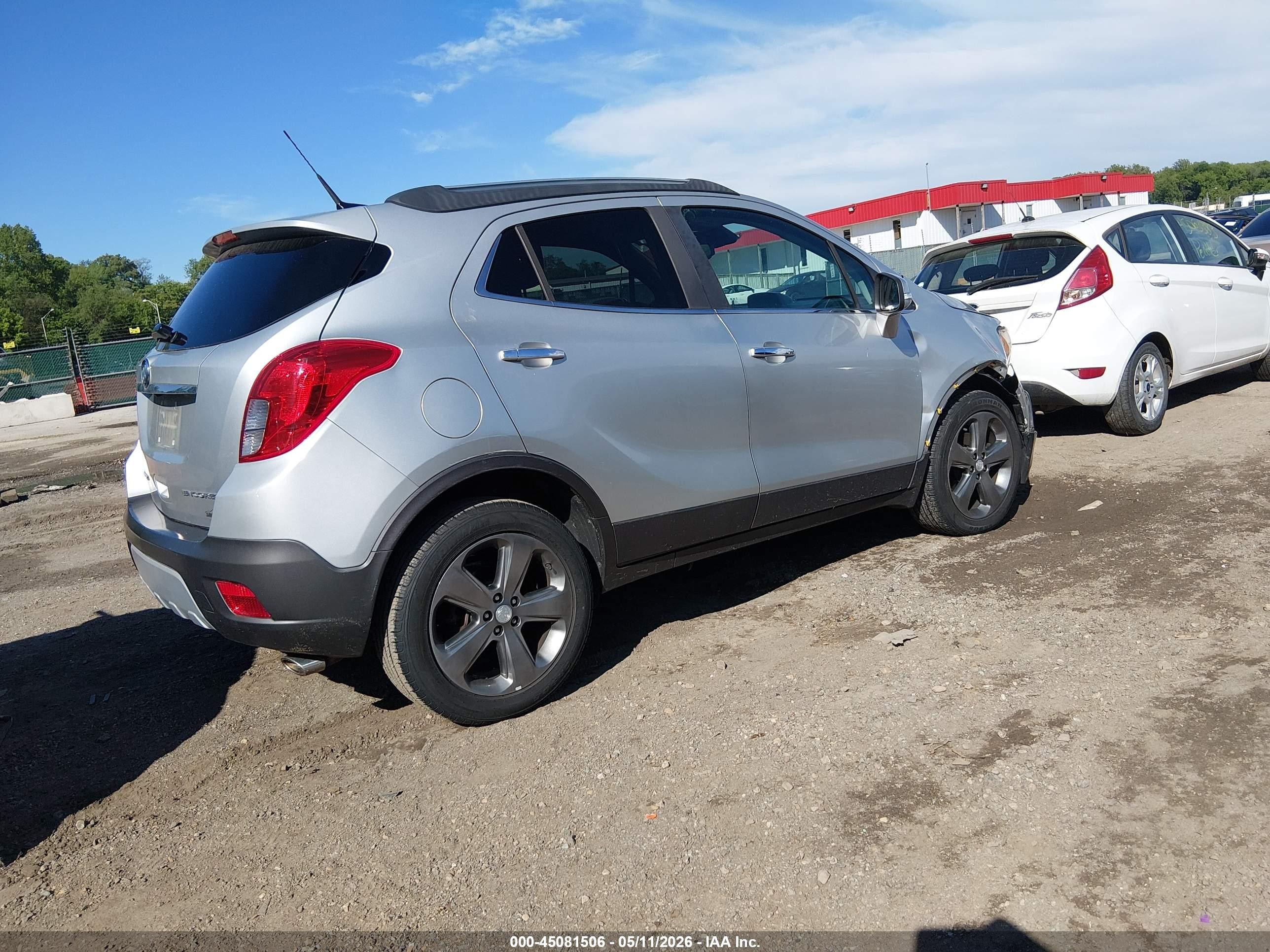 2014 Buick Encore   Silver vin: KL4CJASB3EB784761