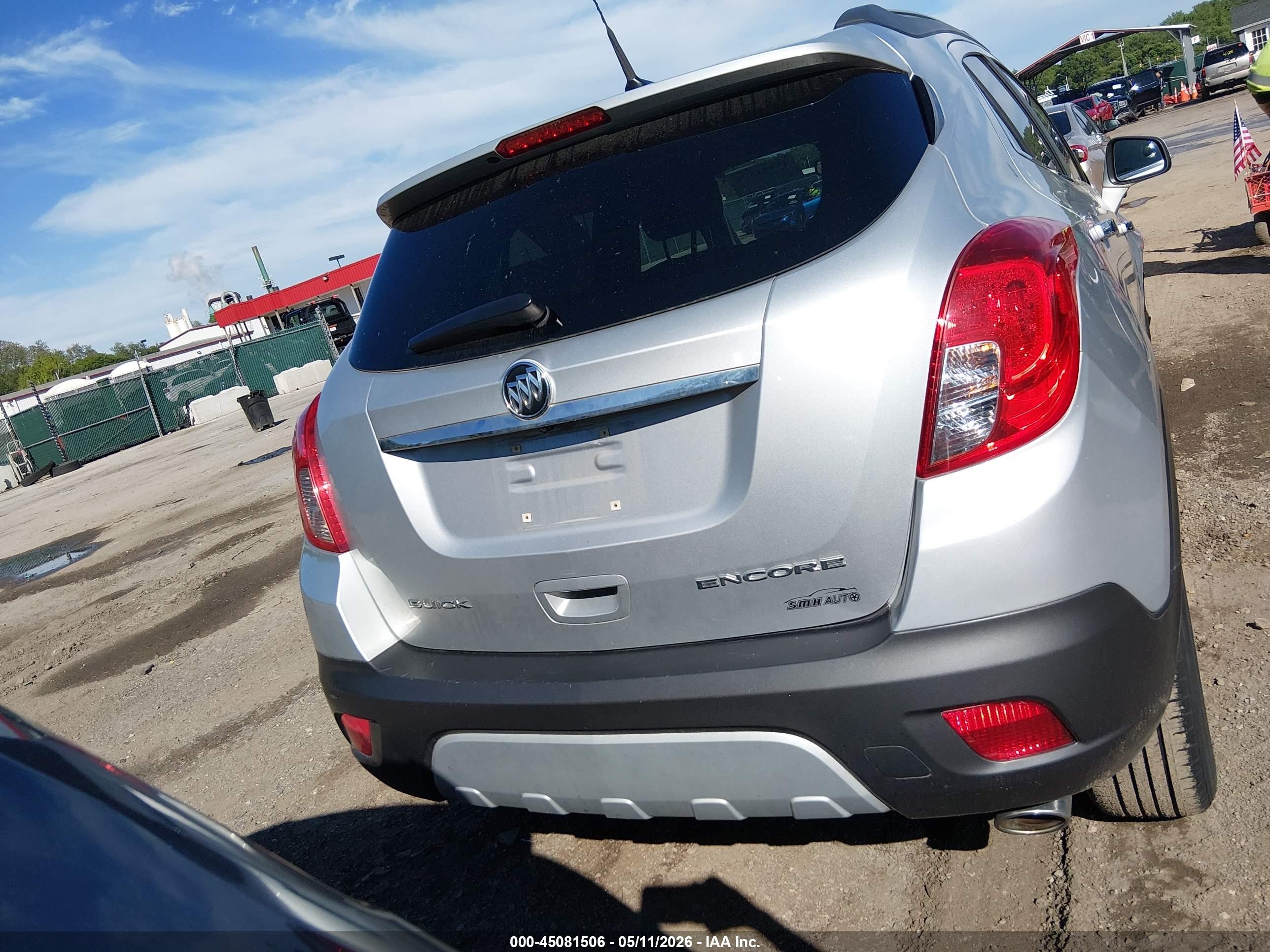 2014 Buick Encore   Silver vin: KL4CJASB3EB784761