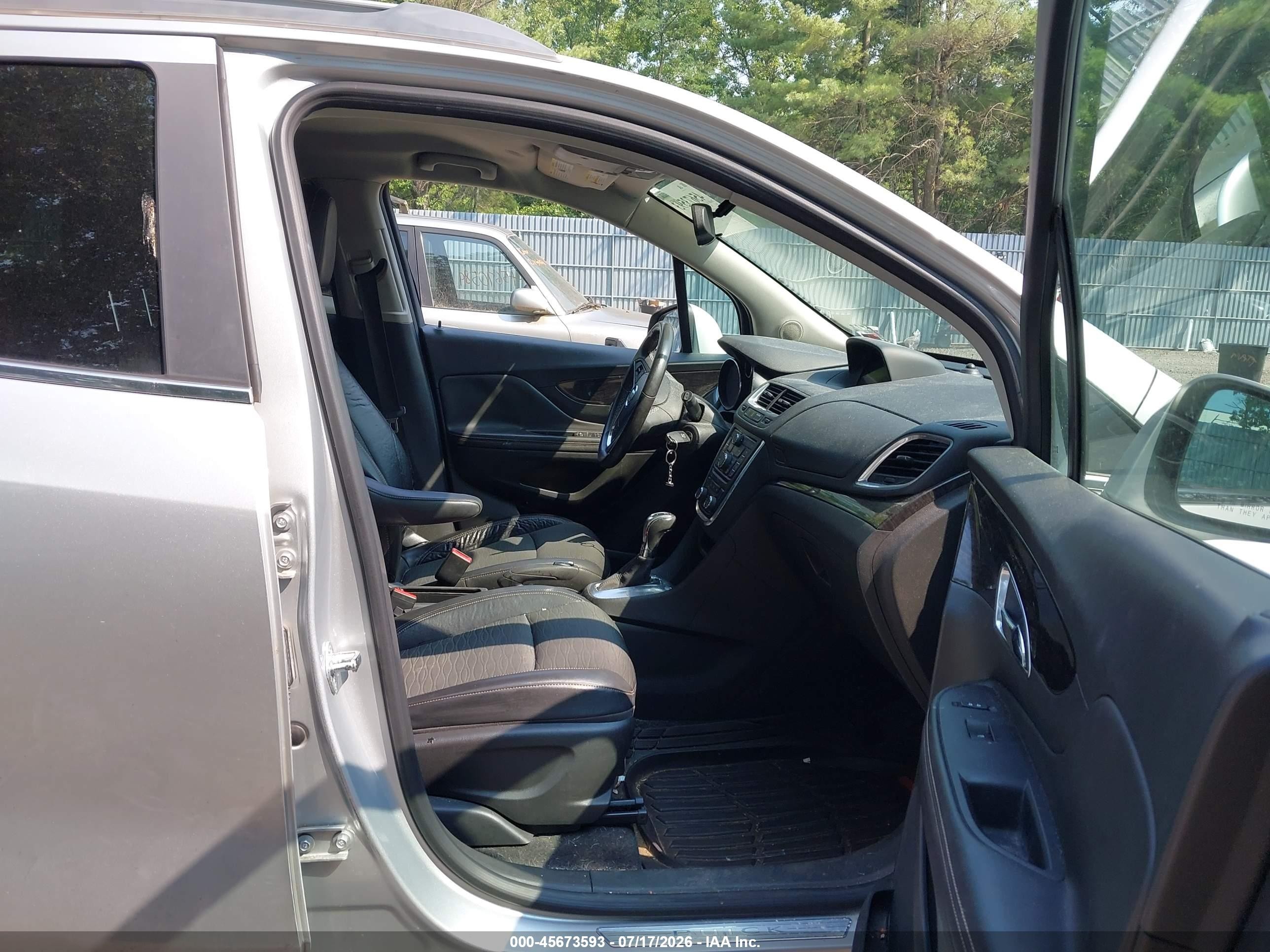 2015 Buick Encore   Silver vin: KL4CJASB3FB051417