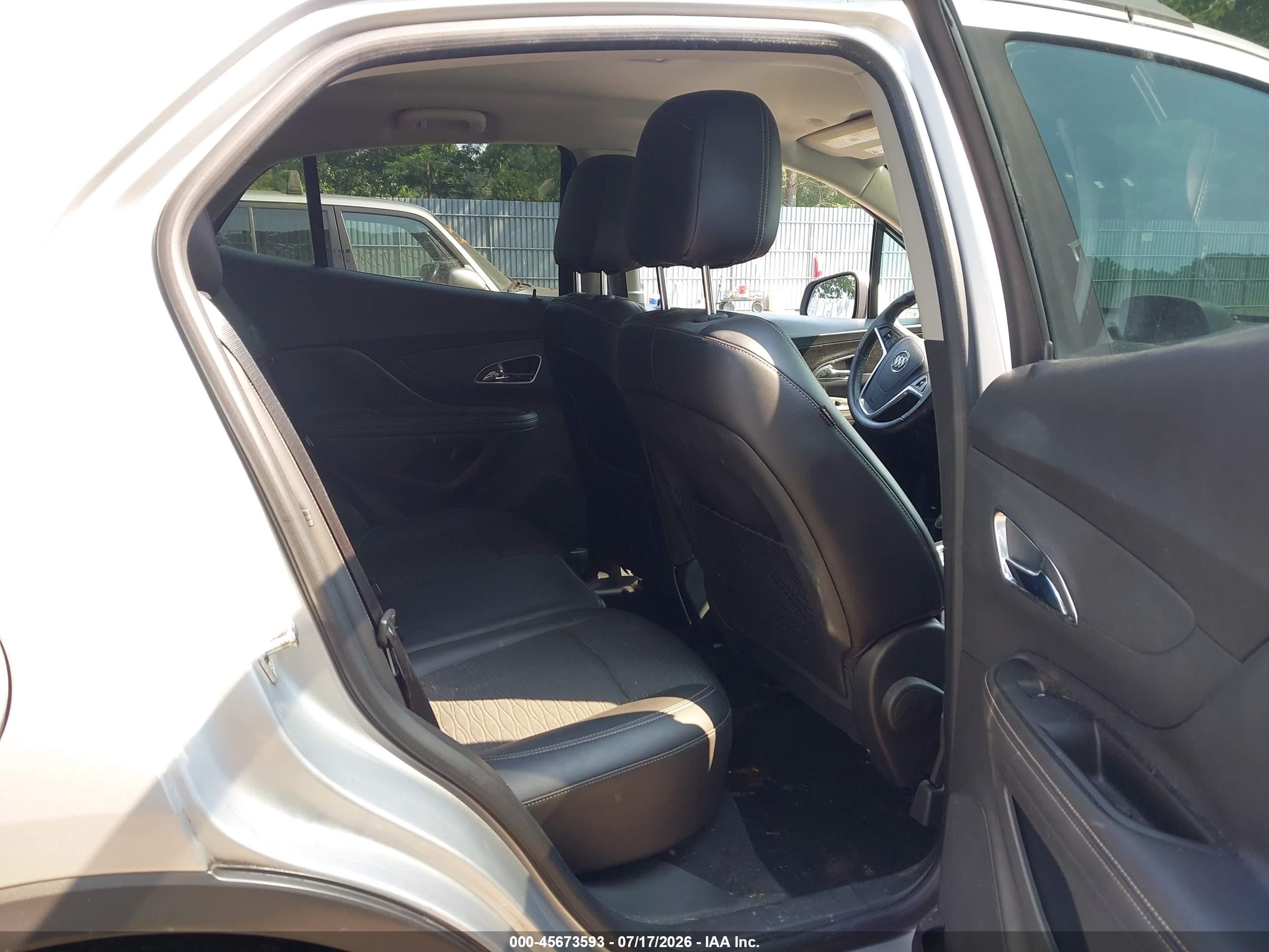2015 Buick Encore   Silver vin: KL4CJASB3FB051417