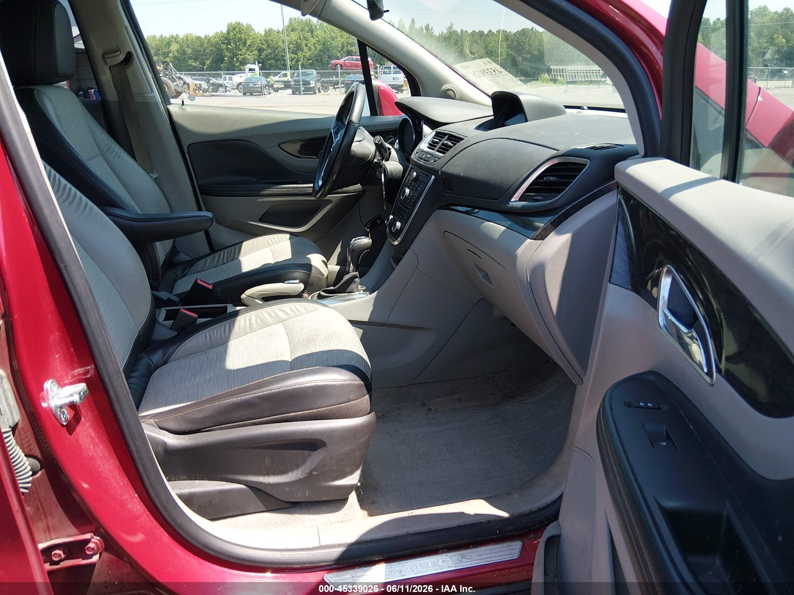2015 Buick Encore   Красный vin: KL4CJASB3FB101233
